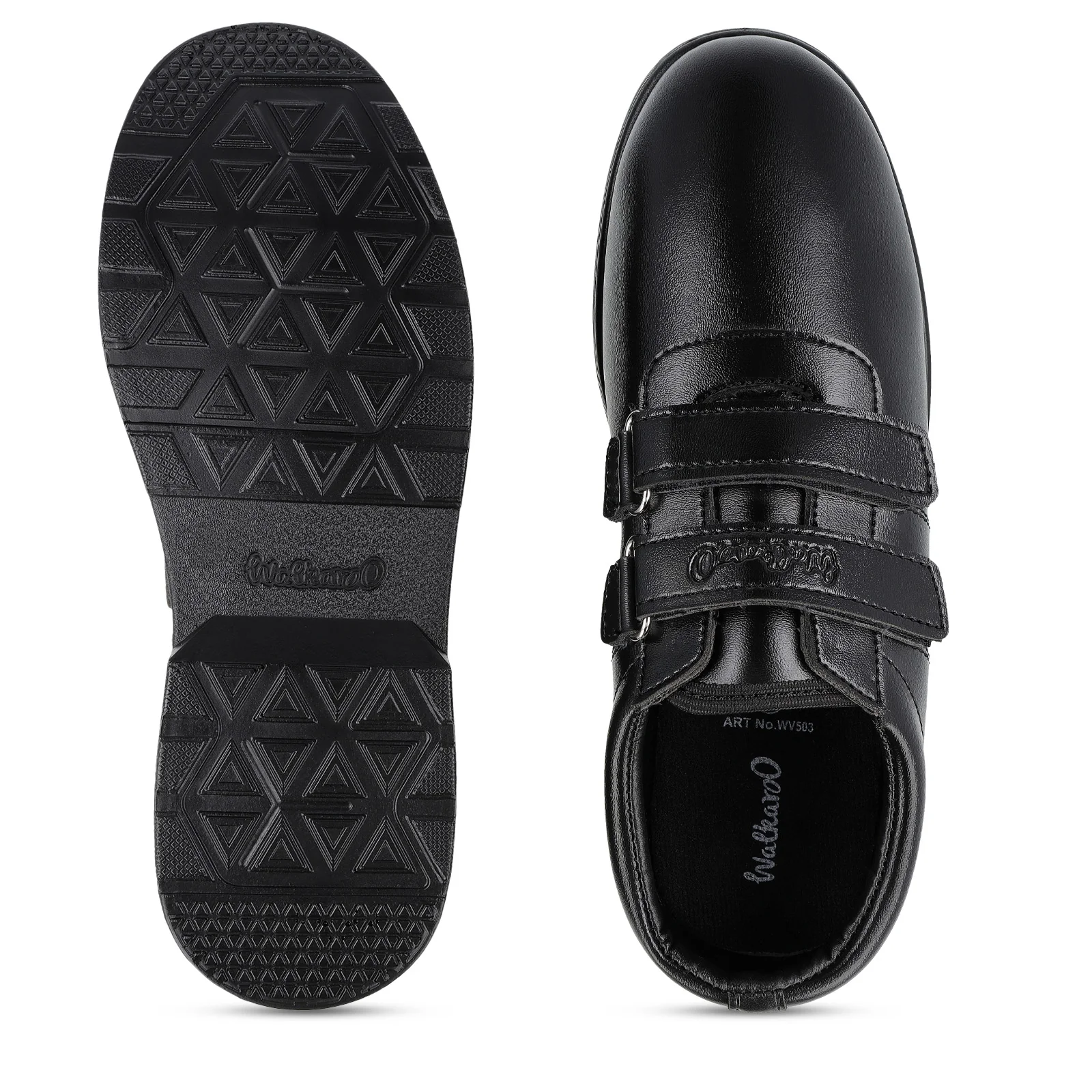 Boy's Black School Shoe - BX503 - Image 2