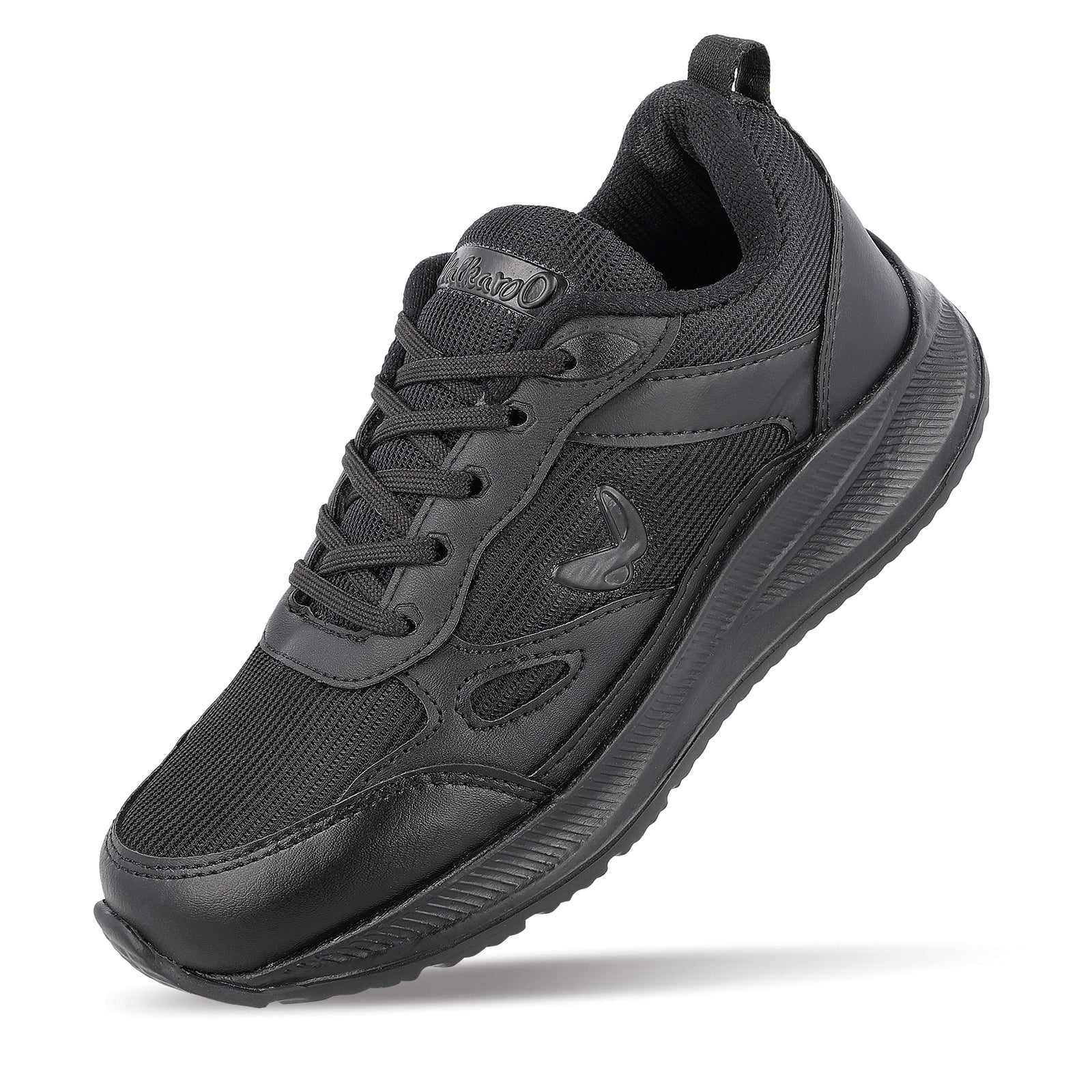 Boy's Lace-up Sports Shoe - WS3093 Black - Image 5