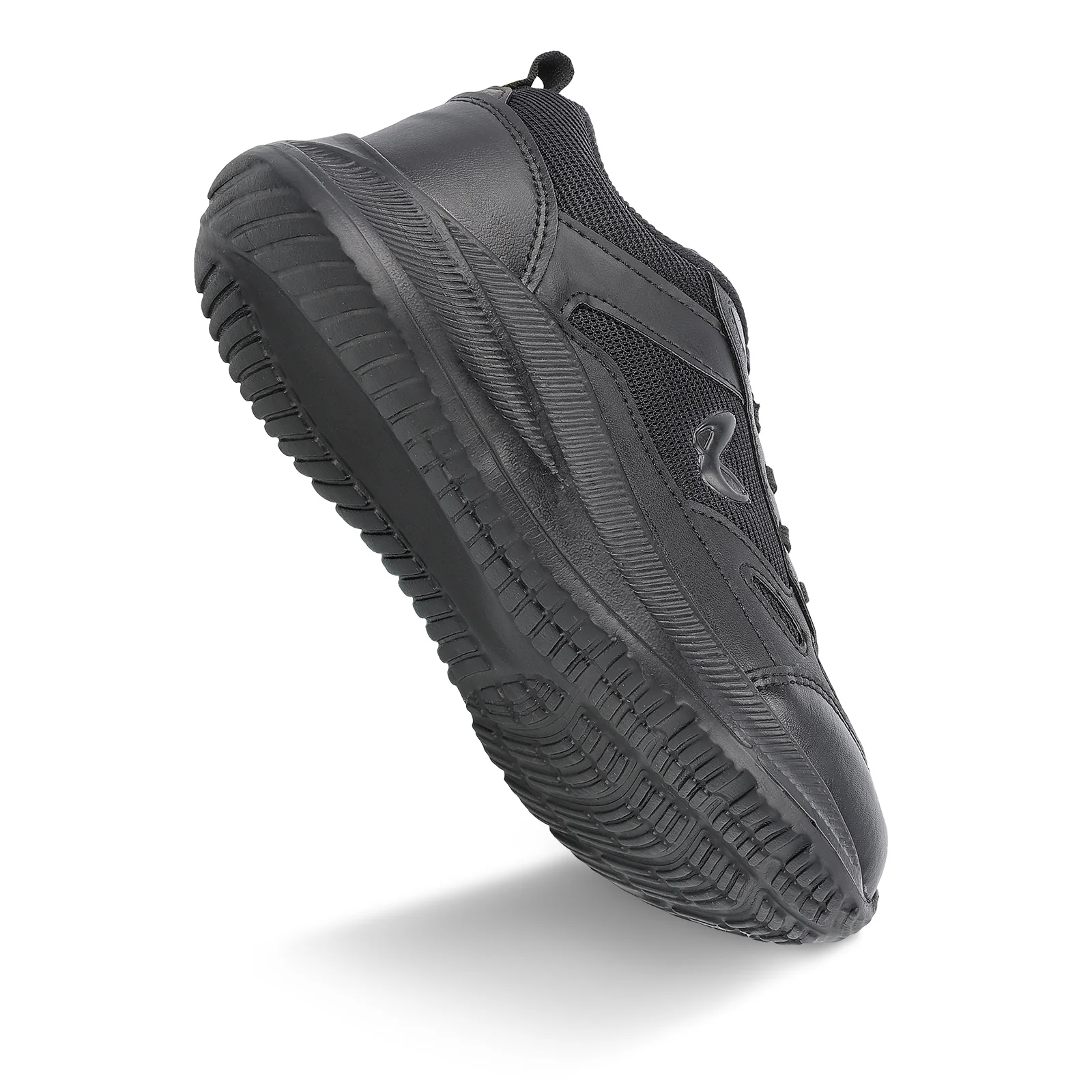 Boy's Lace-up Sports Shoe - WS3093 Black - Image 7