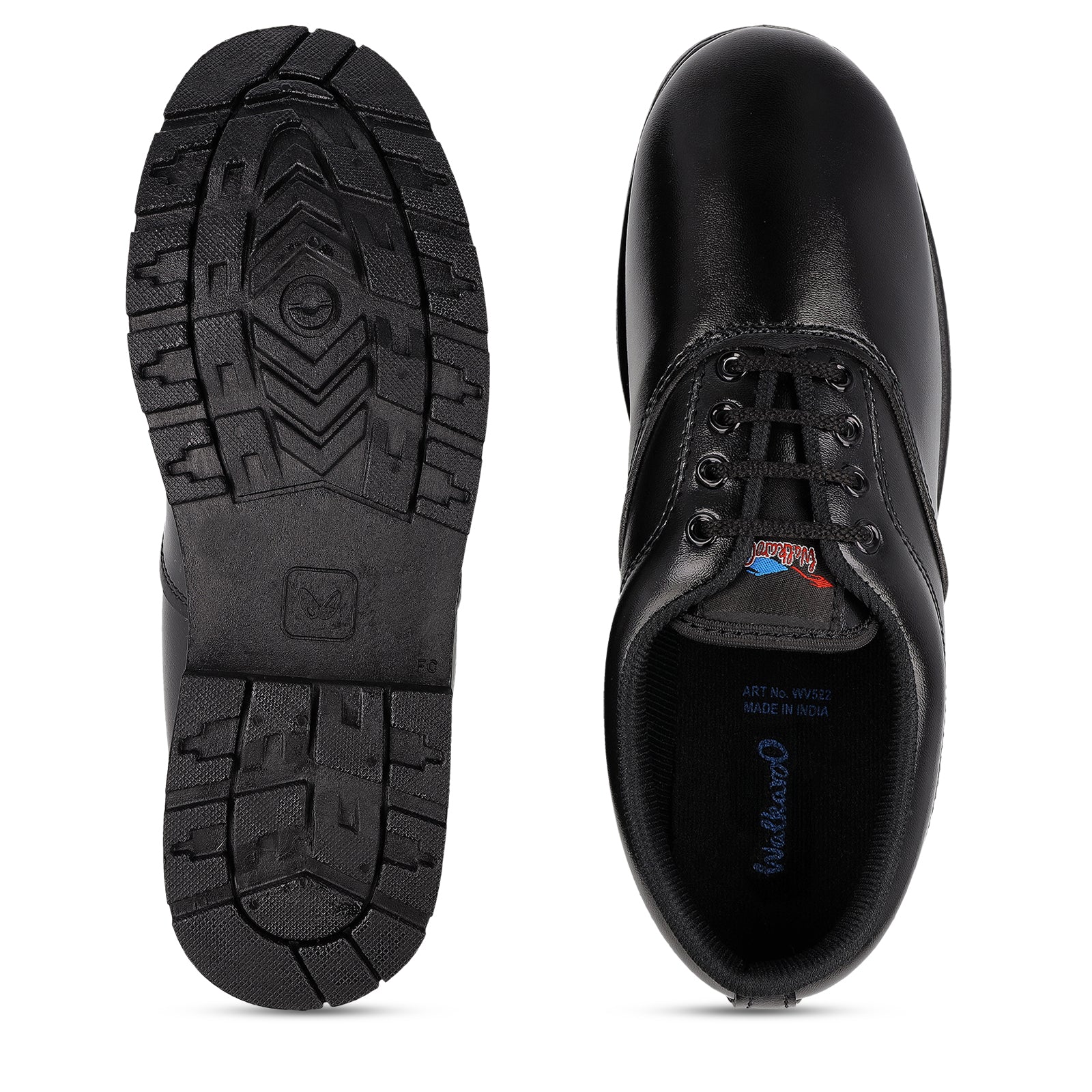 Boys School Shoes - WV522 Black - Image 2
