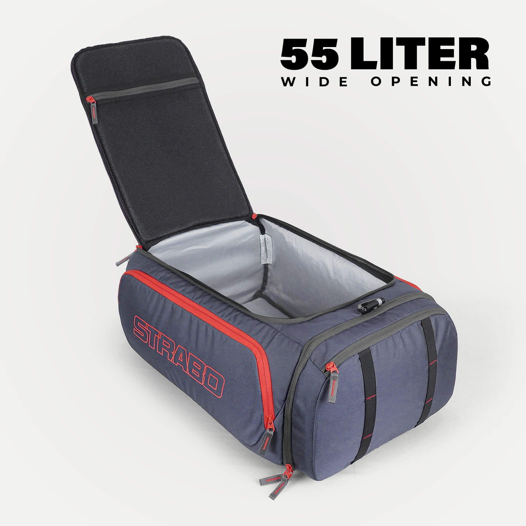 Camper 2-in-1 Duffel + Backpack - Grey - Image 4
