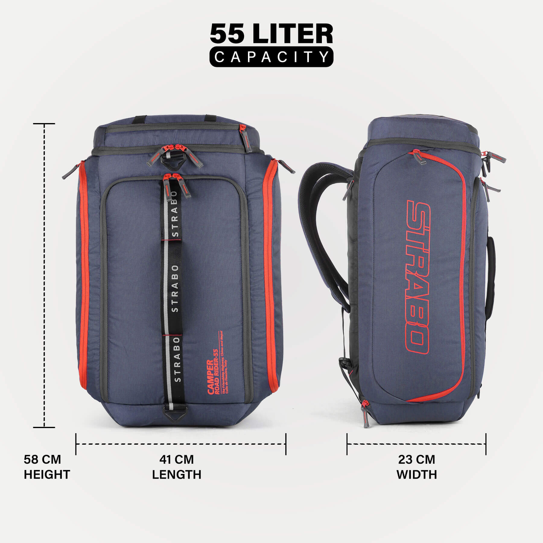 Camper 2-in-1 Duffel + Backpack - Grey - Image 7