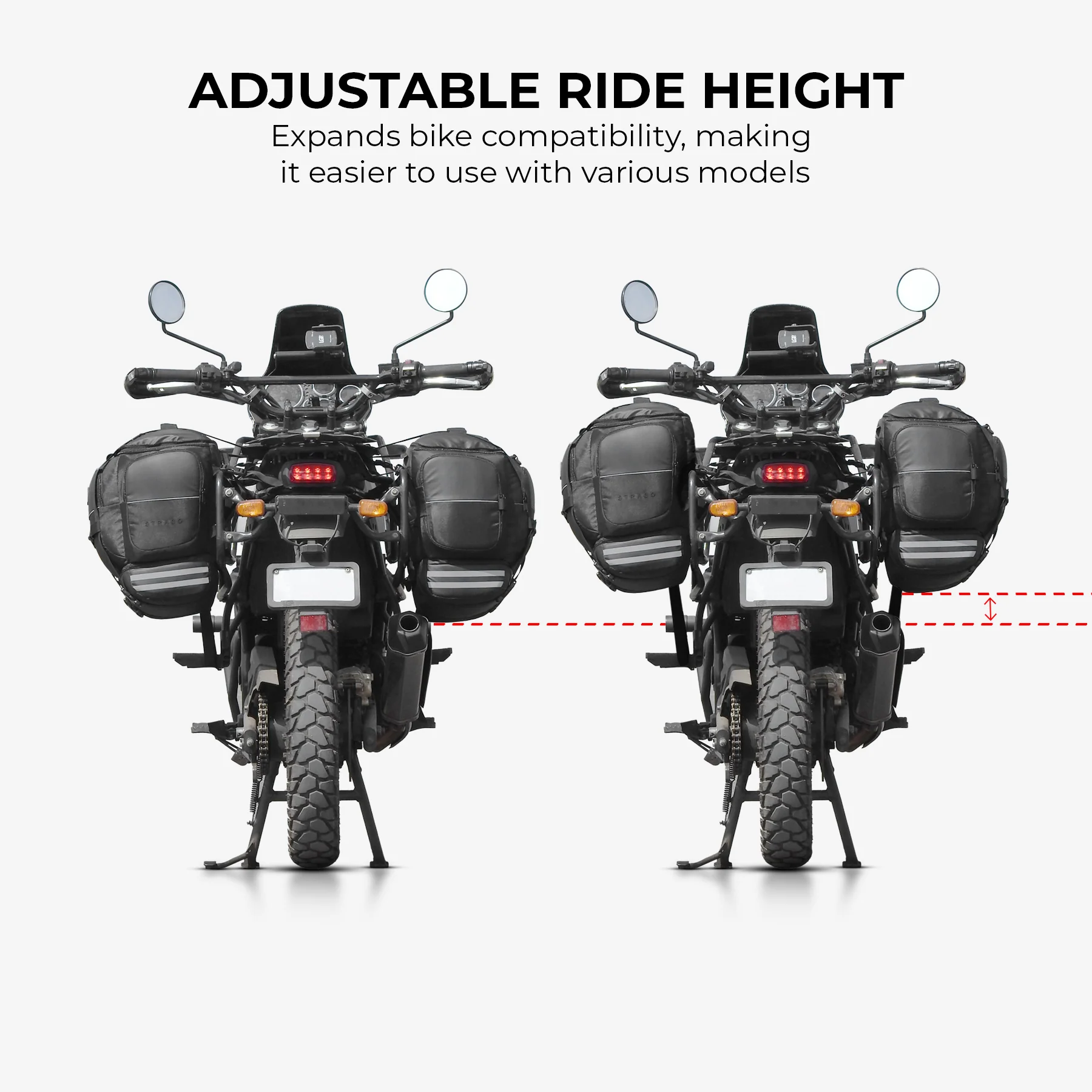 Daytona V2 Convertible Bike Saddle Bag / Trekking Bag - Image 2