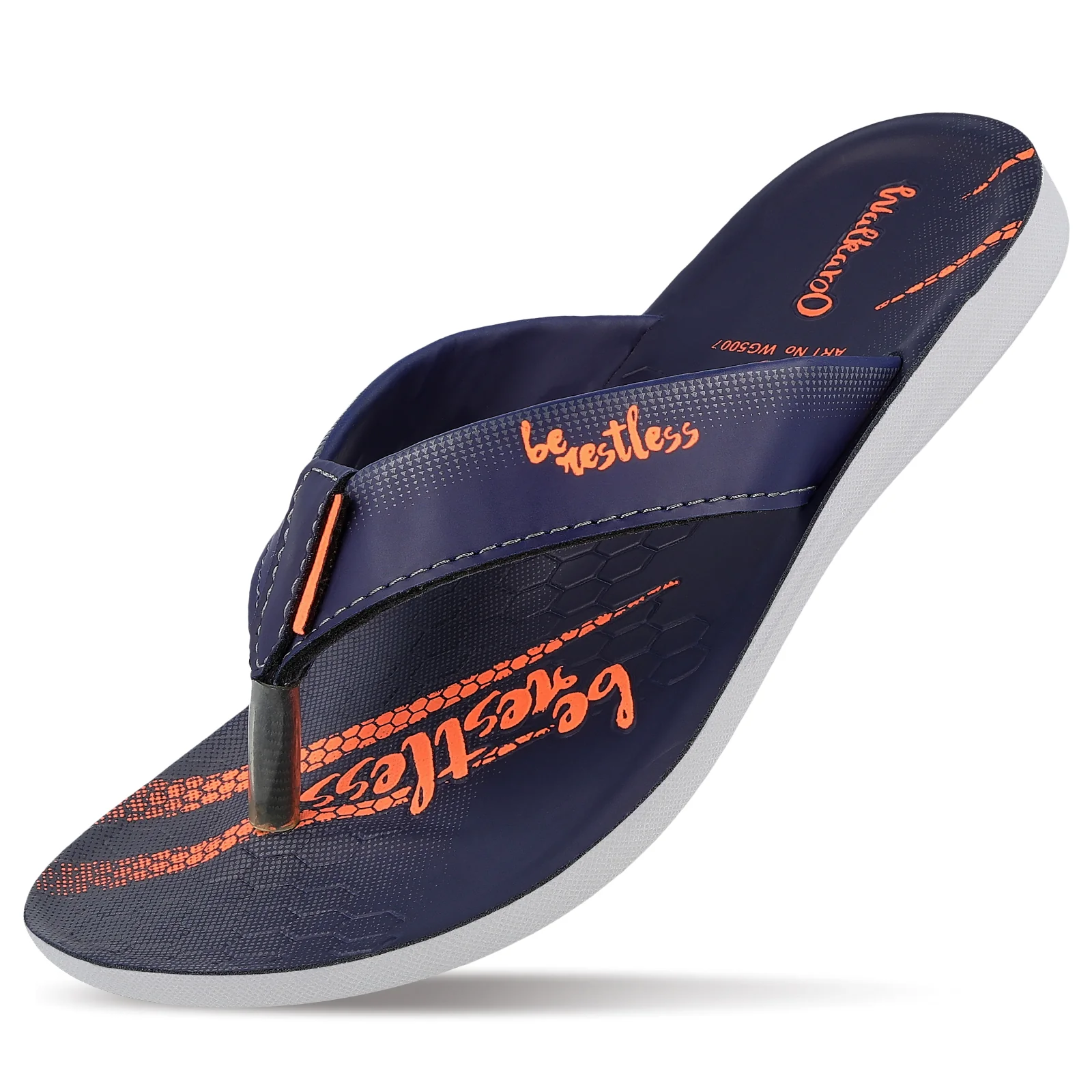 Kid's Daily Wear Sandals - WG5007 Blue Orange - Image 5