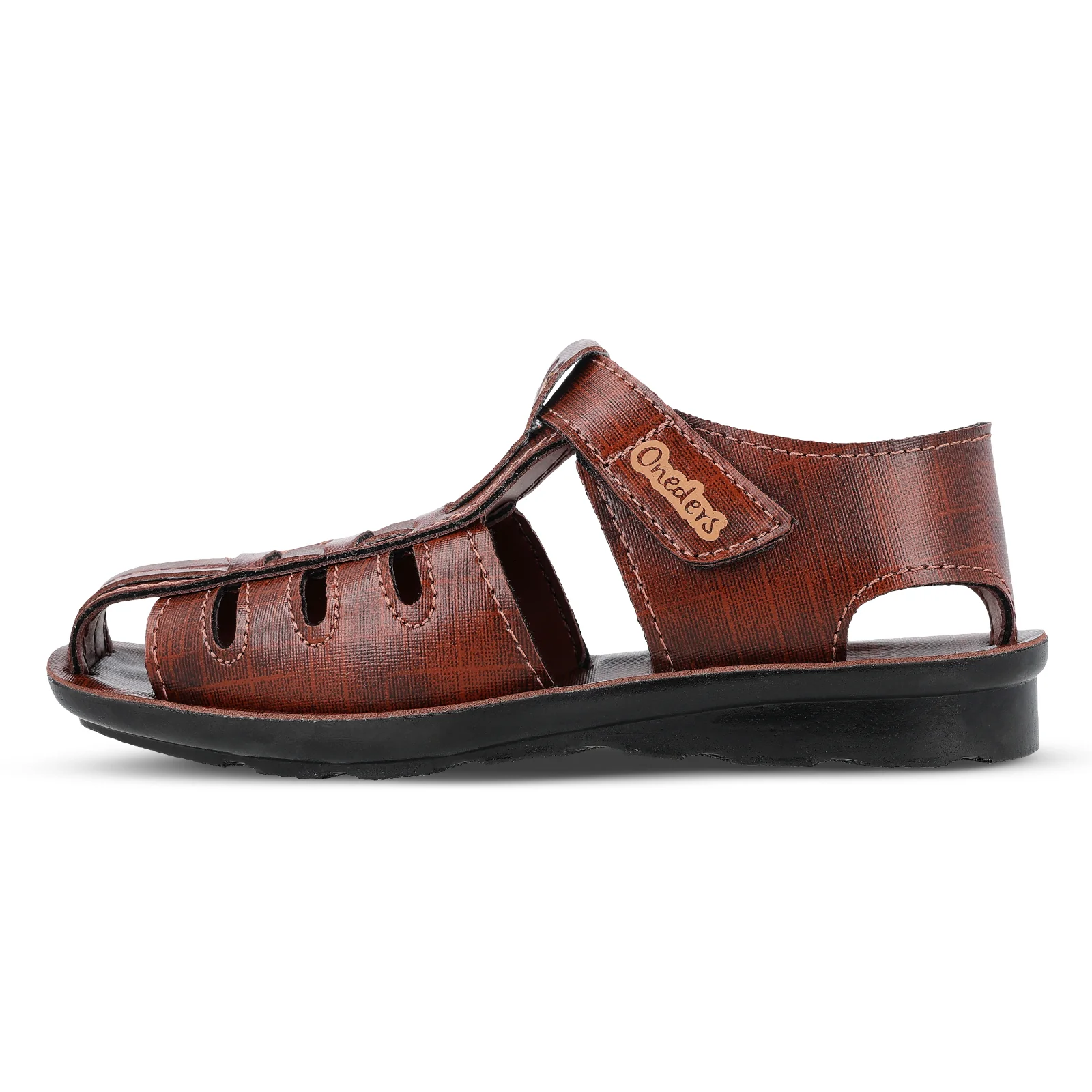 Kid's Roman Sandals - WK667 Brown - Image 3
