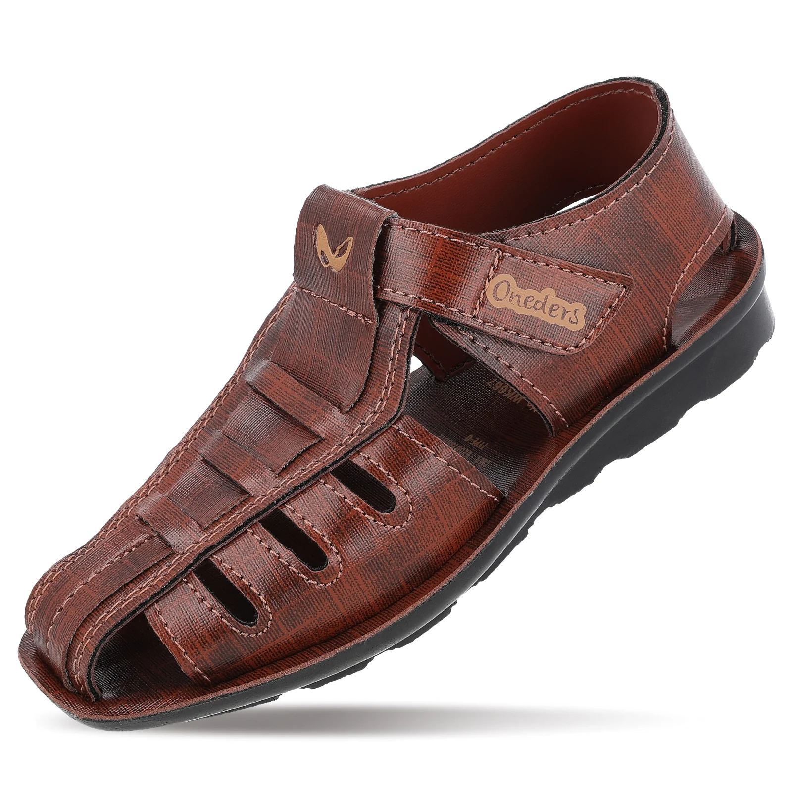 Kid's Roman Sandals - WK667 Brown - Image 5