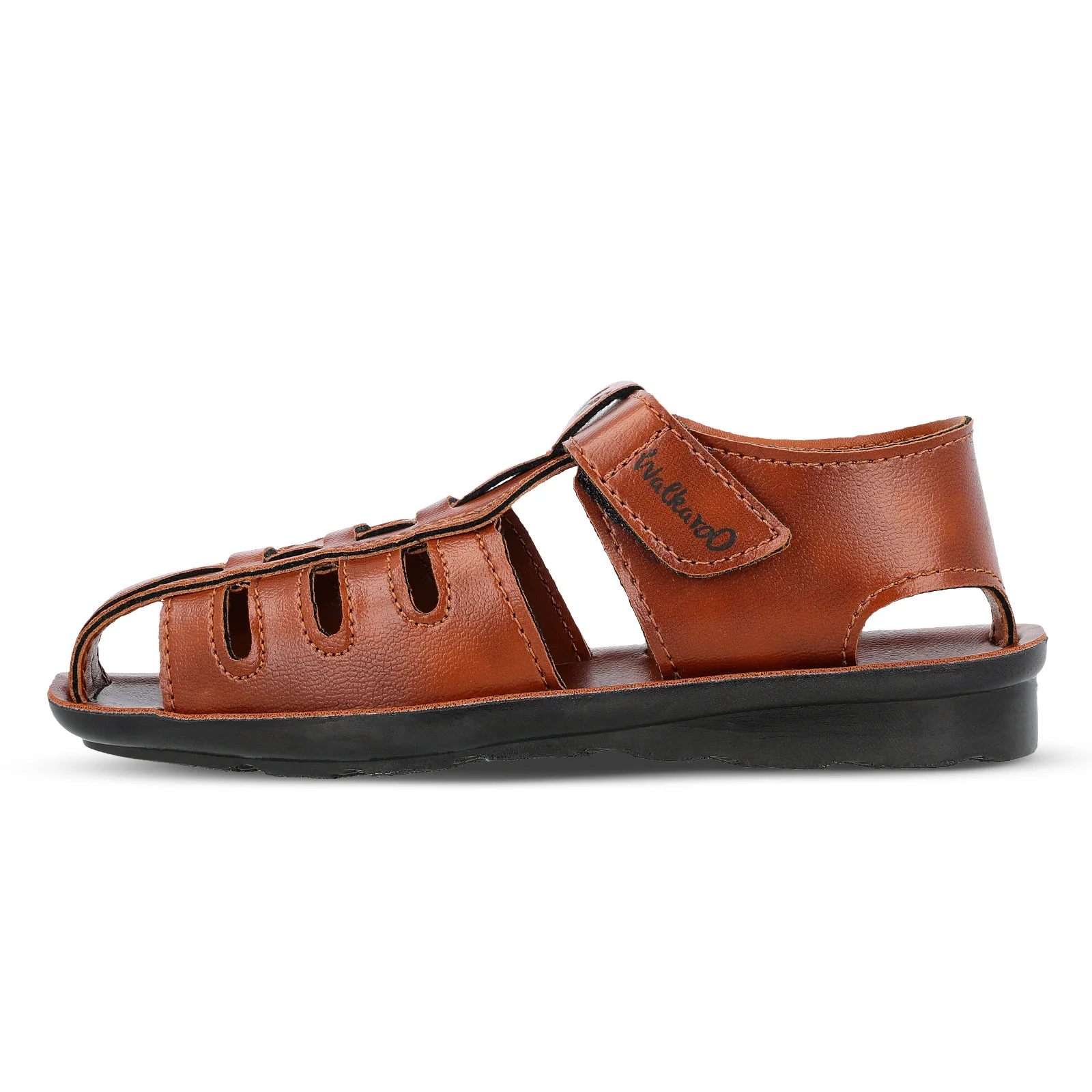 Kid's Roman Sandals - WK667 Tan - Image 3