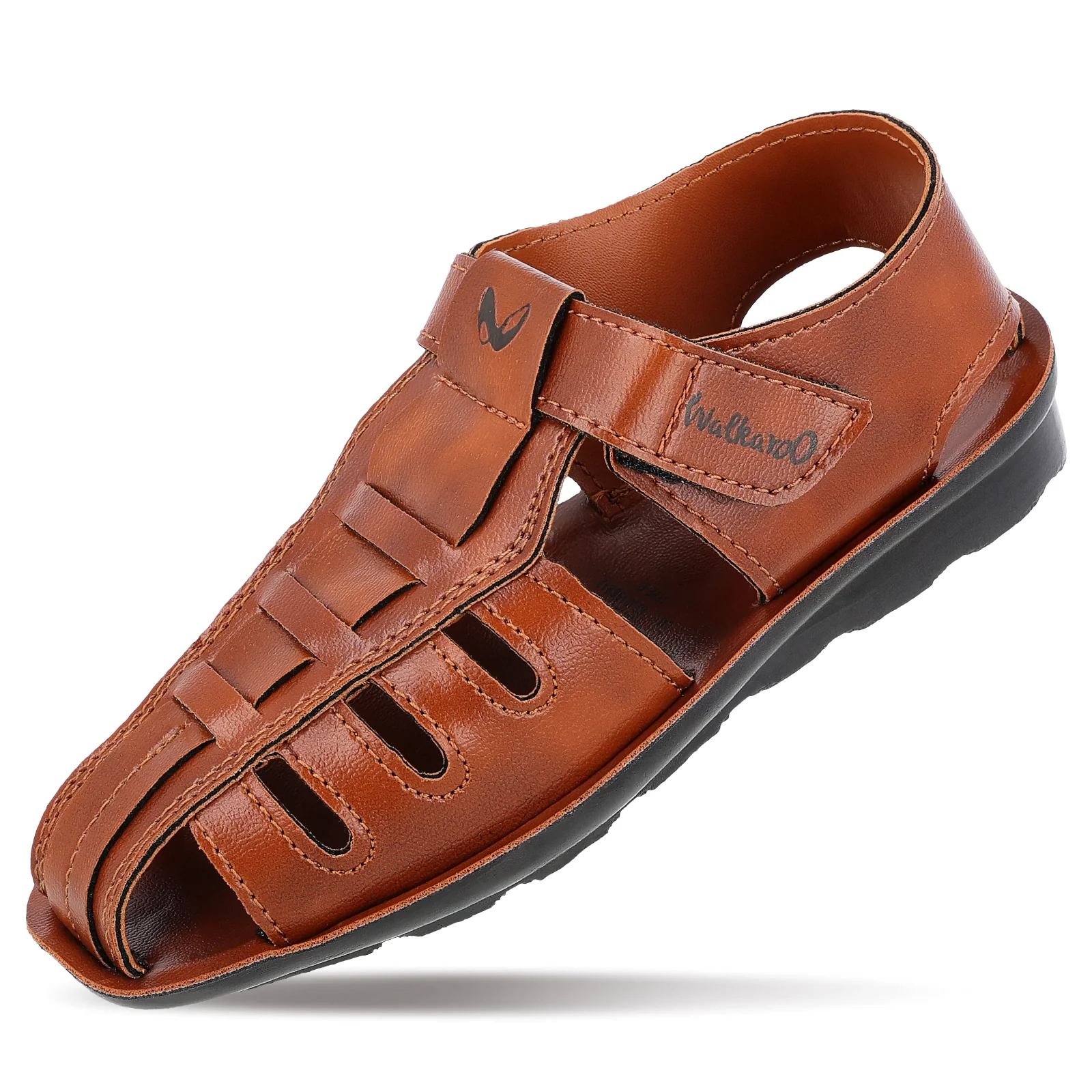 Kid's Roman Sandals - WK667 Tan - Image 5