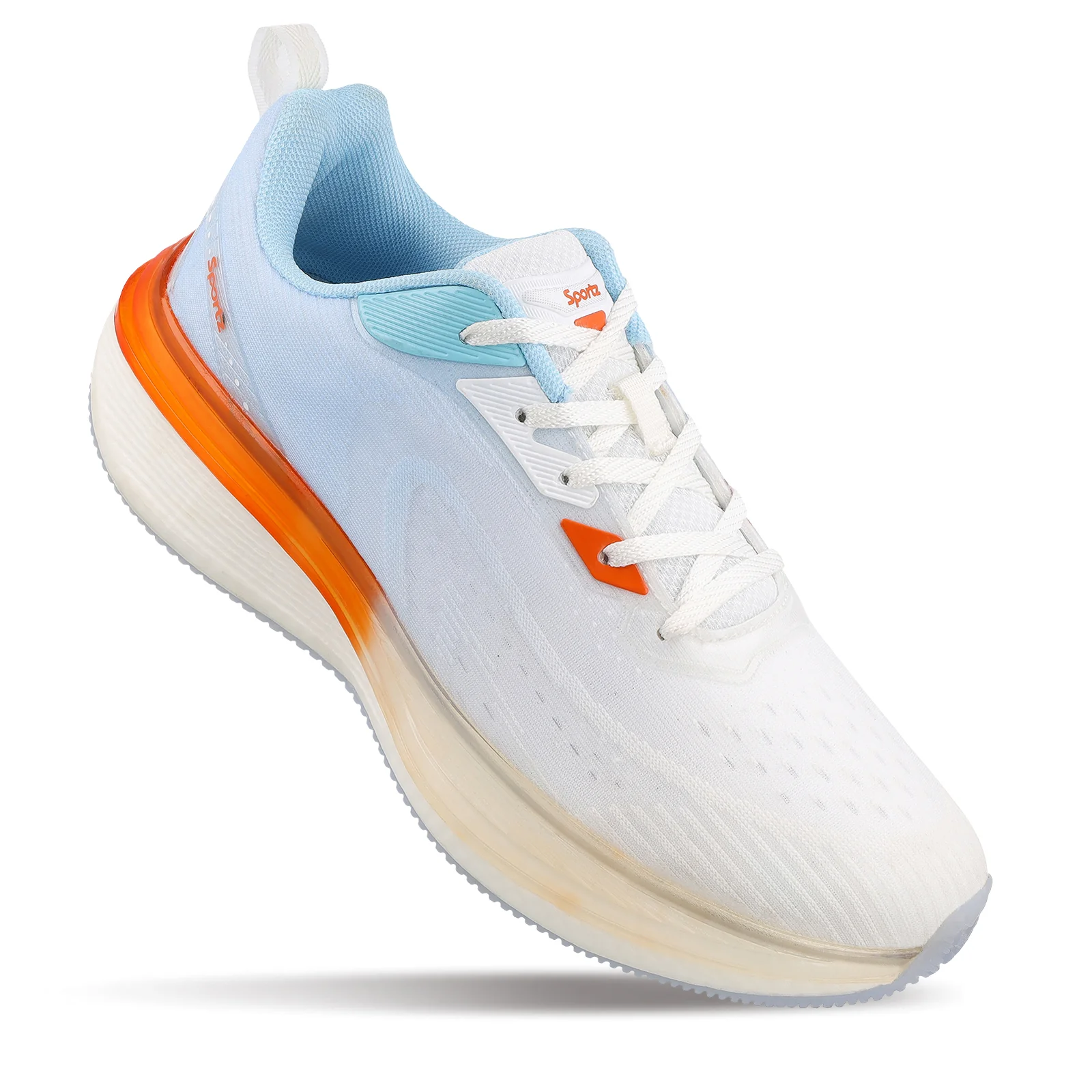 MASLOW Men's Lace-up Sports Shoes - WS9152 White Sky Blue - Image 3
