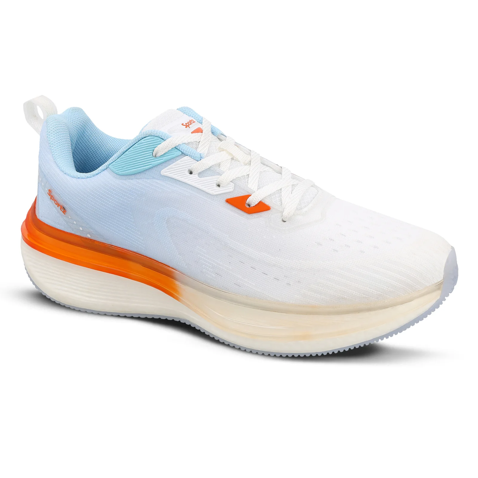 MASLOW Men's Lace-up Sports Shoes - WS9152 White Sky Blue - Image 4