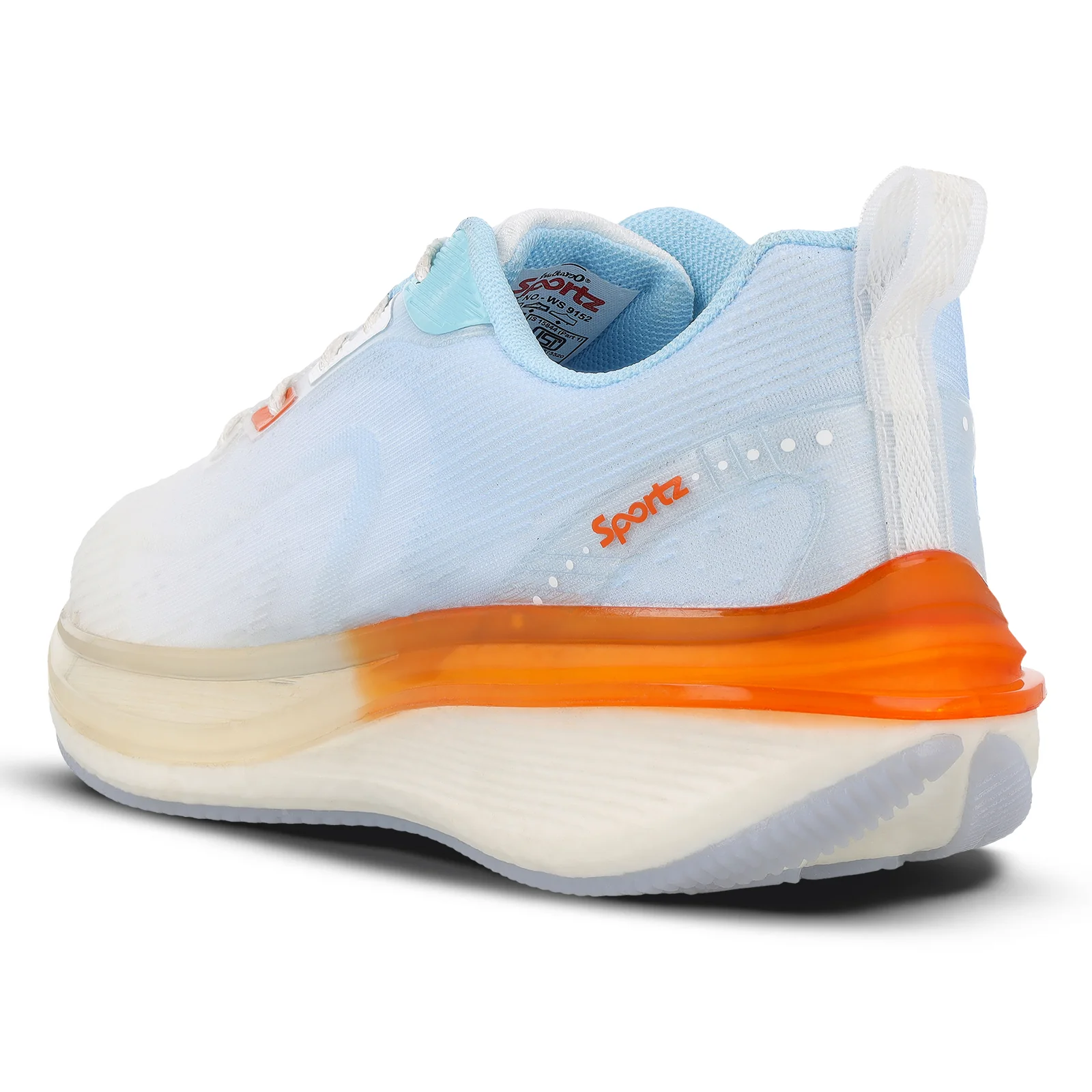 MASLOW Men's Lace-up Sports Shoes - WS9152 White Sky Blue - Image 5