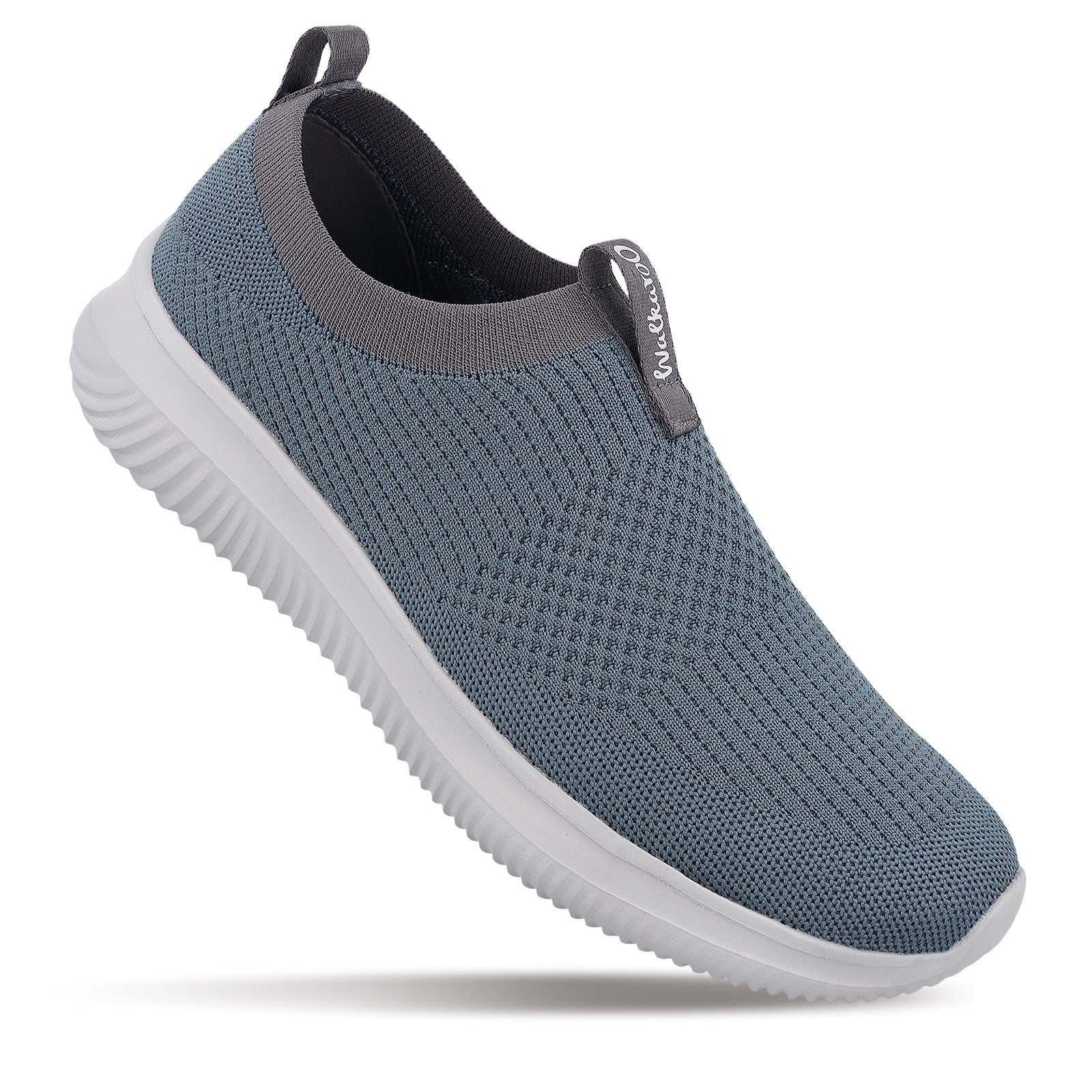 Men`s Slip-on Walking Shoes - WS9551 Cyan Grey - Image 3