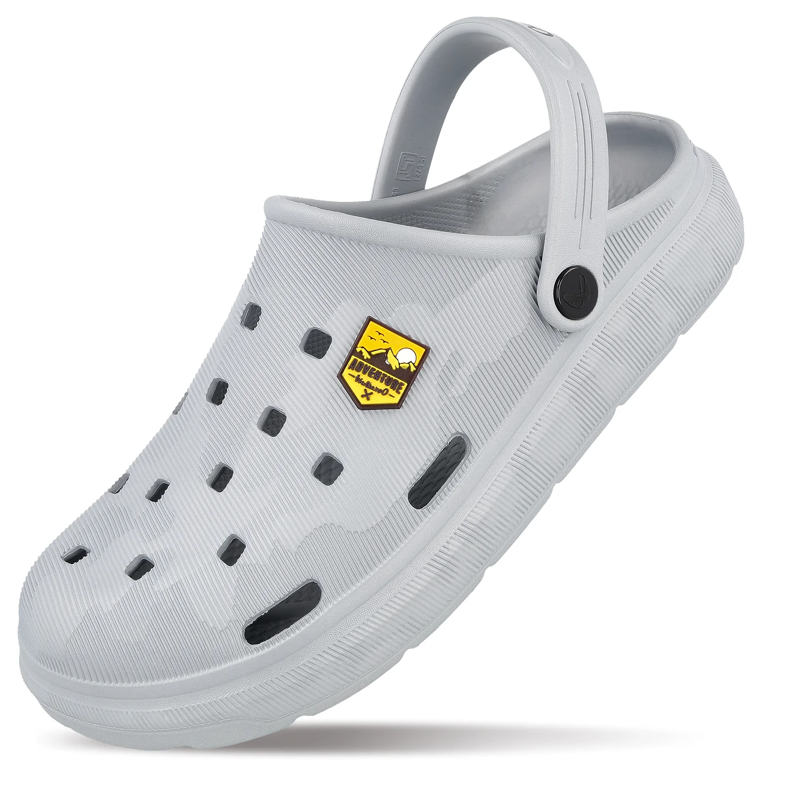 Men's Clogs - FGR40004 Light Grey - Image 5