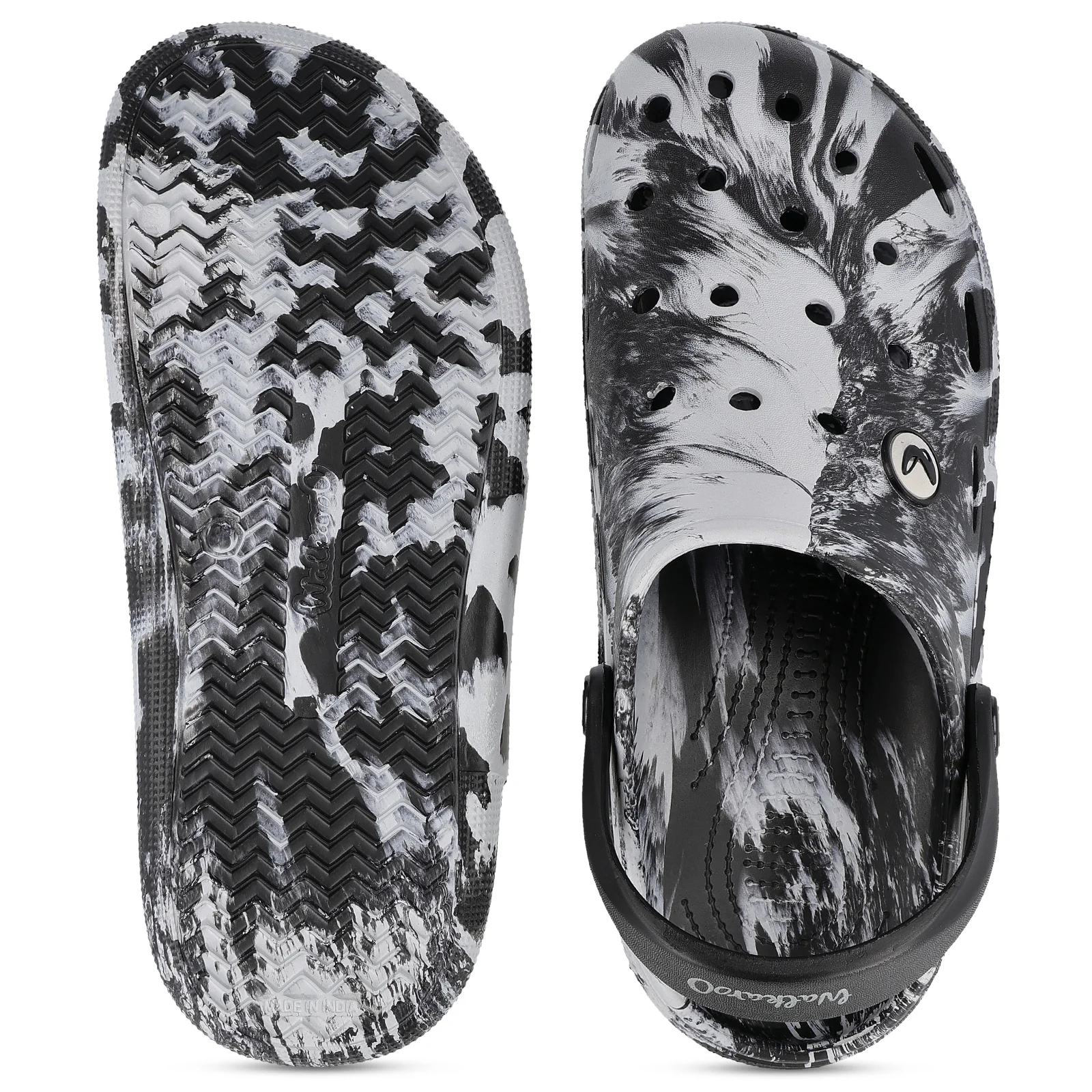 Men's Clogs - WC8778 Grey Black - Image 2