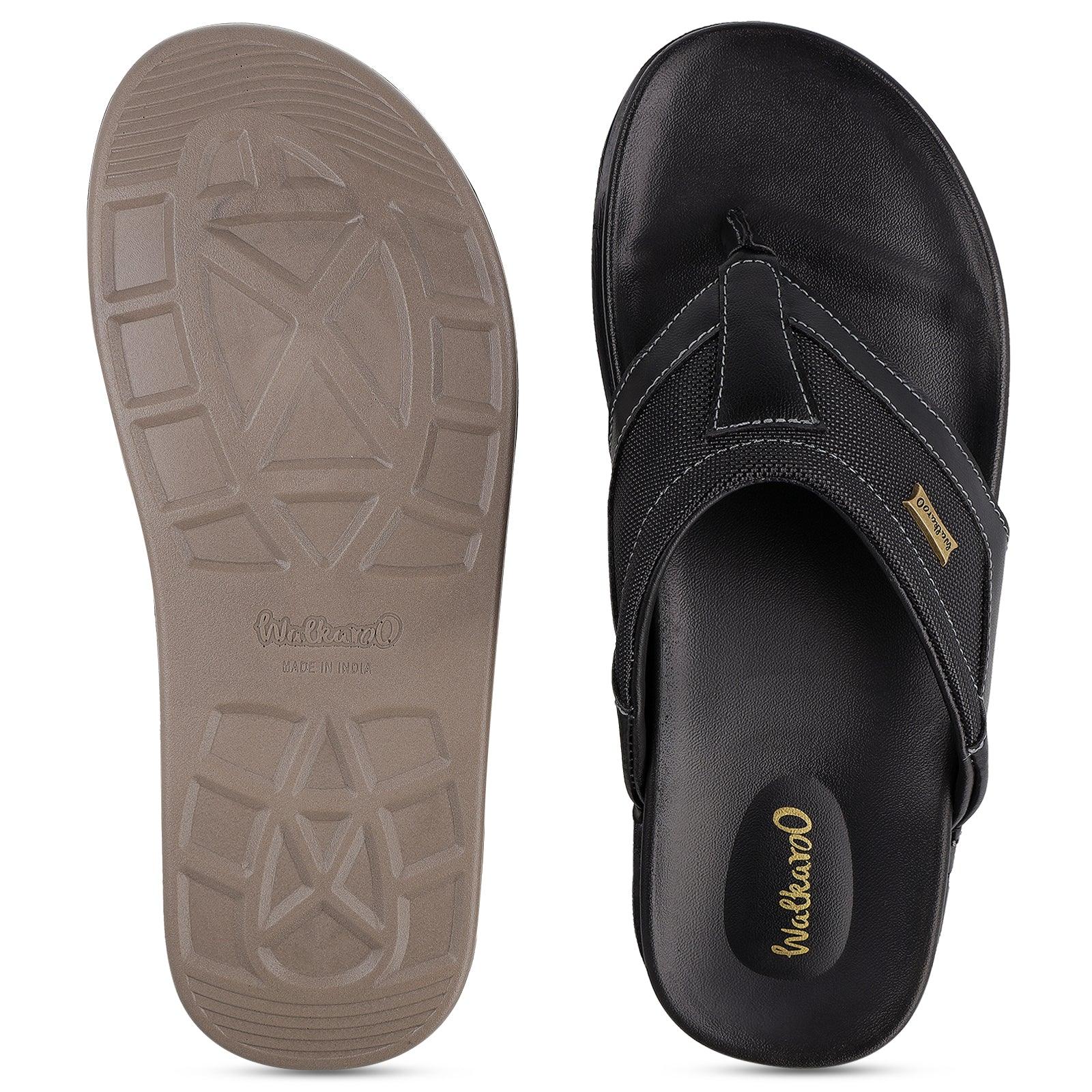 Men's Daily Wear Comfort Sandals - WE1020 Black - Image 3