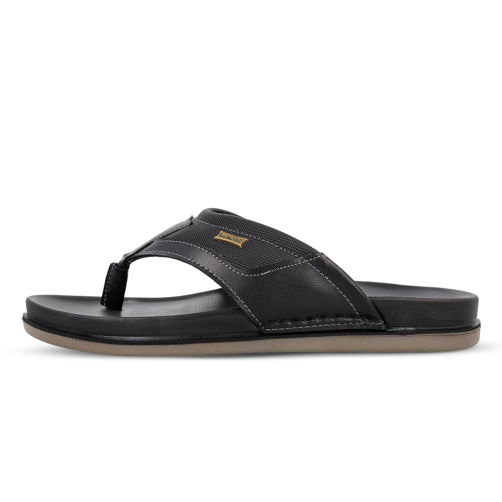 Men's Daily Wear Comfort Sandals - WE1020 Black - Image 4