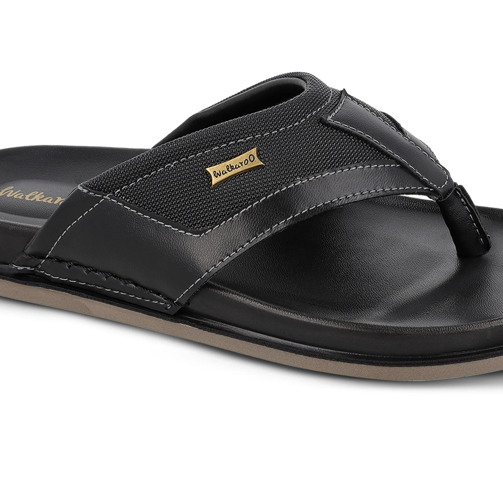 Men's Daily Wear Comfort Sandals - WE1020 Black - Image 5