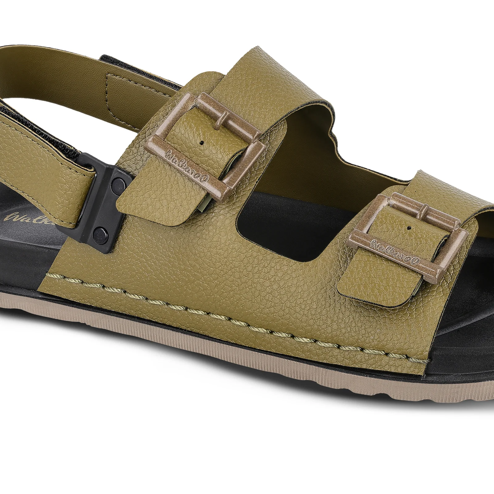 Men's Daily Wear Comfort Sandals - WE1716 Olive - Image 5