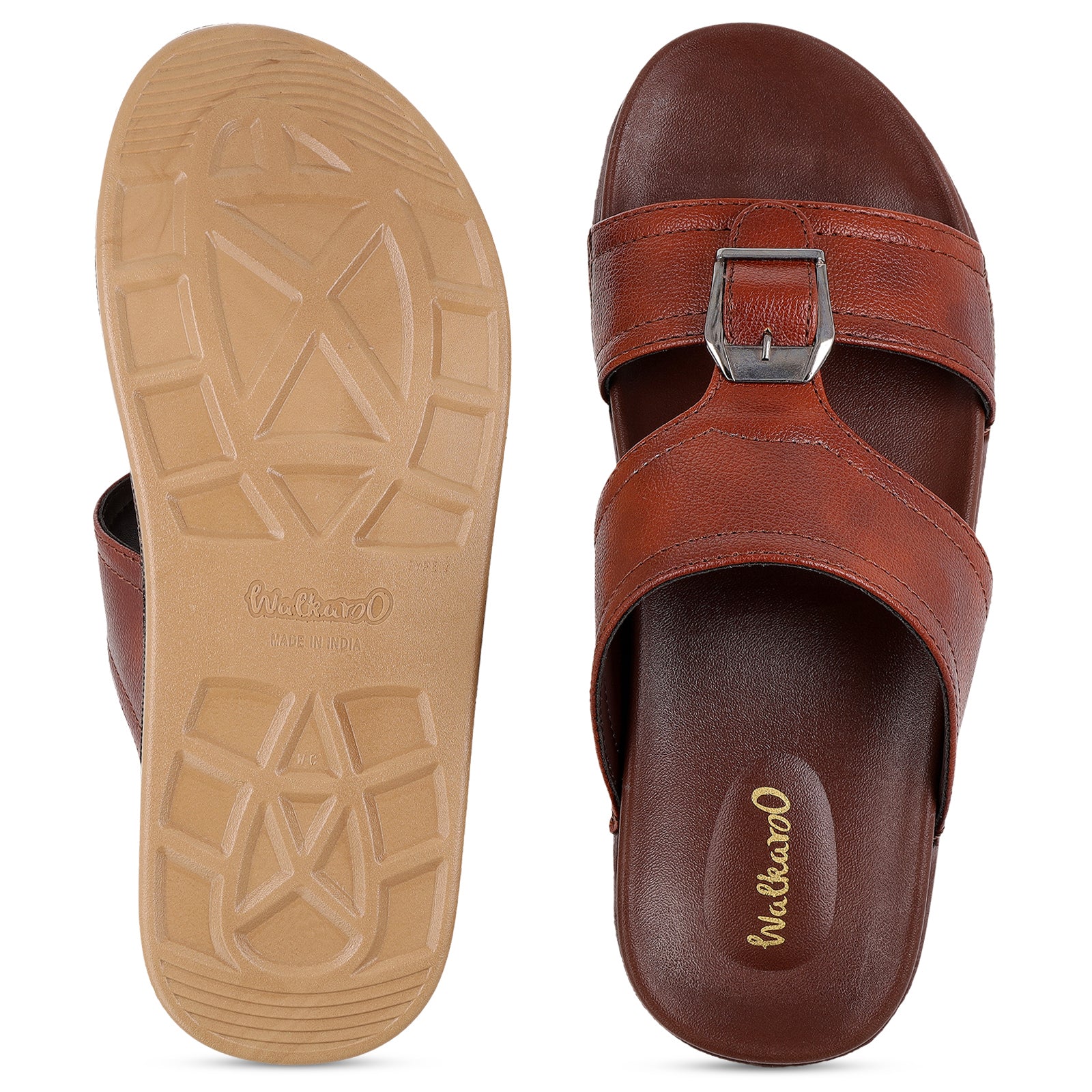 Men's Daily Wear Comfort Sandals - WGP53020 Brown - Image 2