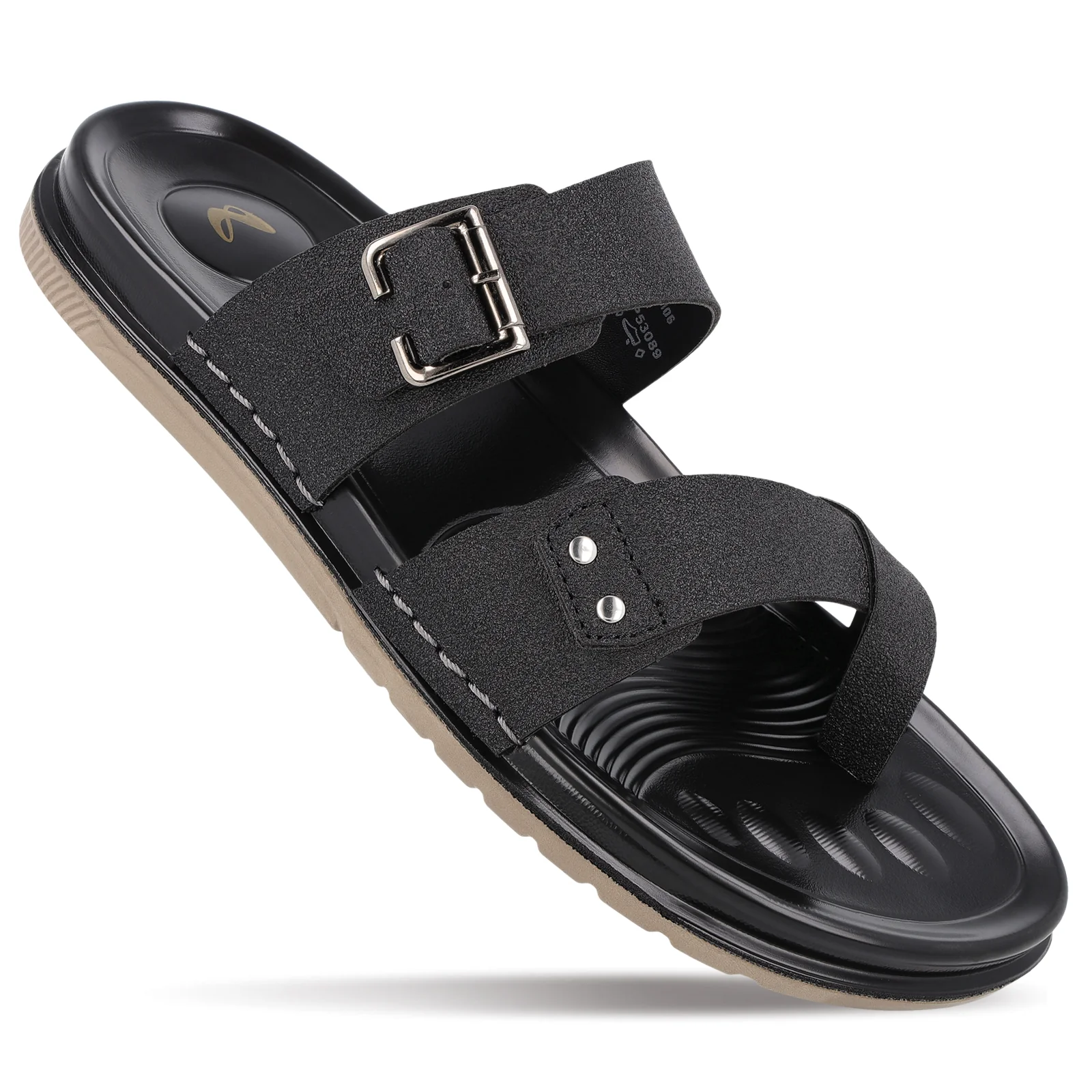 Men's Daily Wear Comfort Sandals - WGP53089 Black