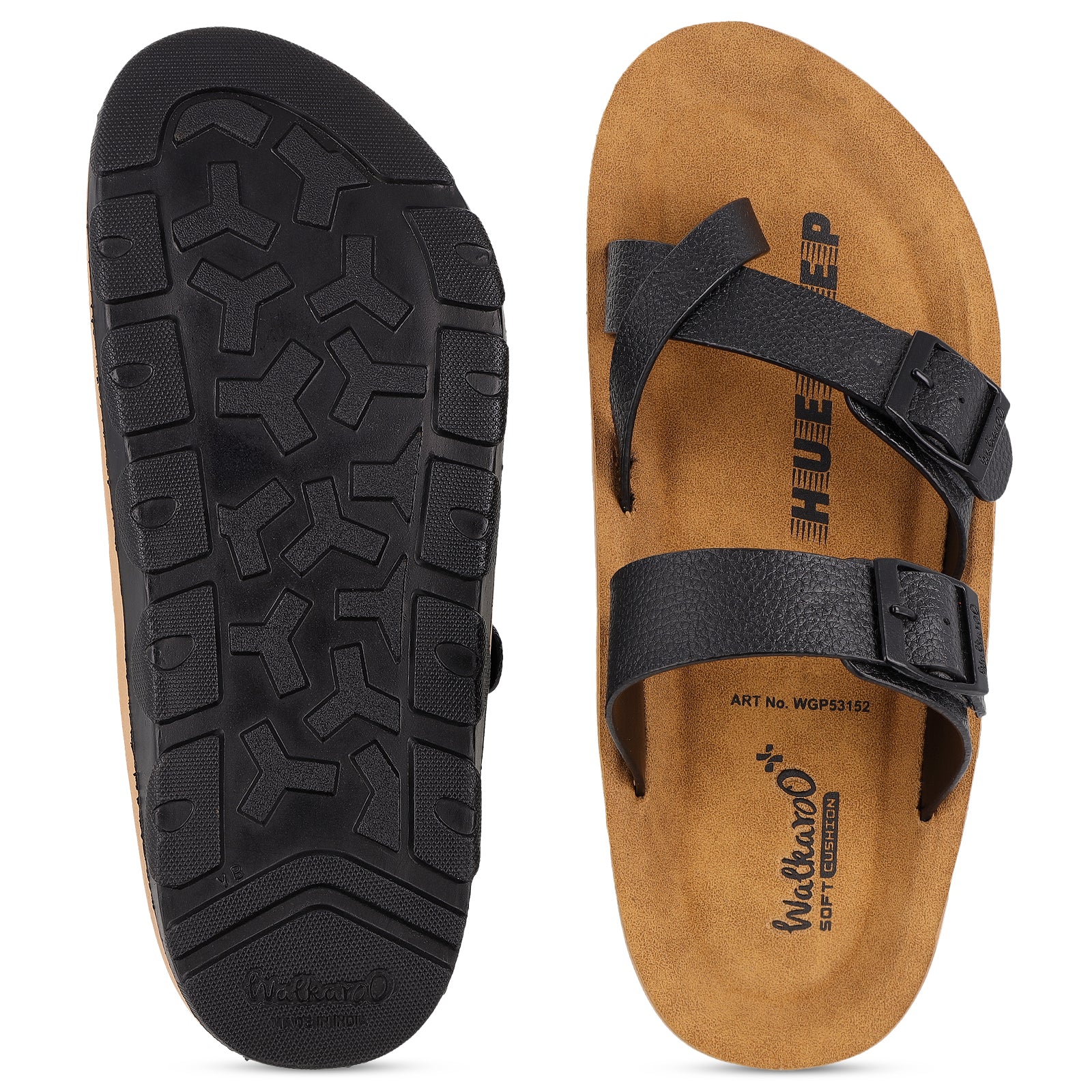 Men's Daily Wear Comfort Sandals - WGP53152 Black - Image 2