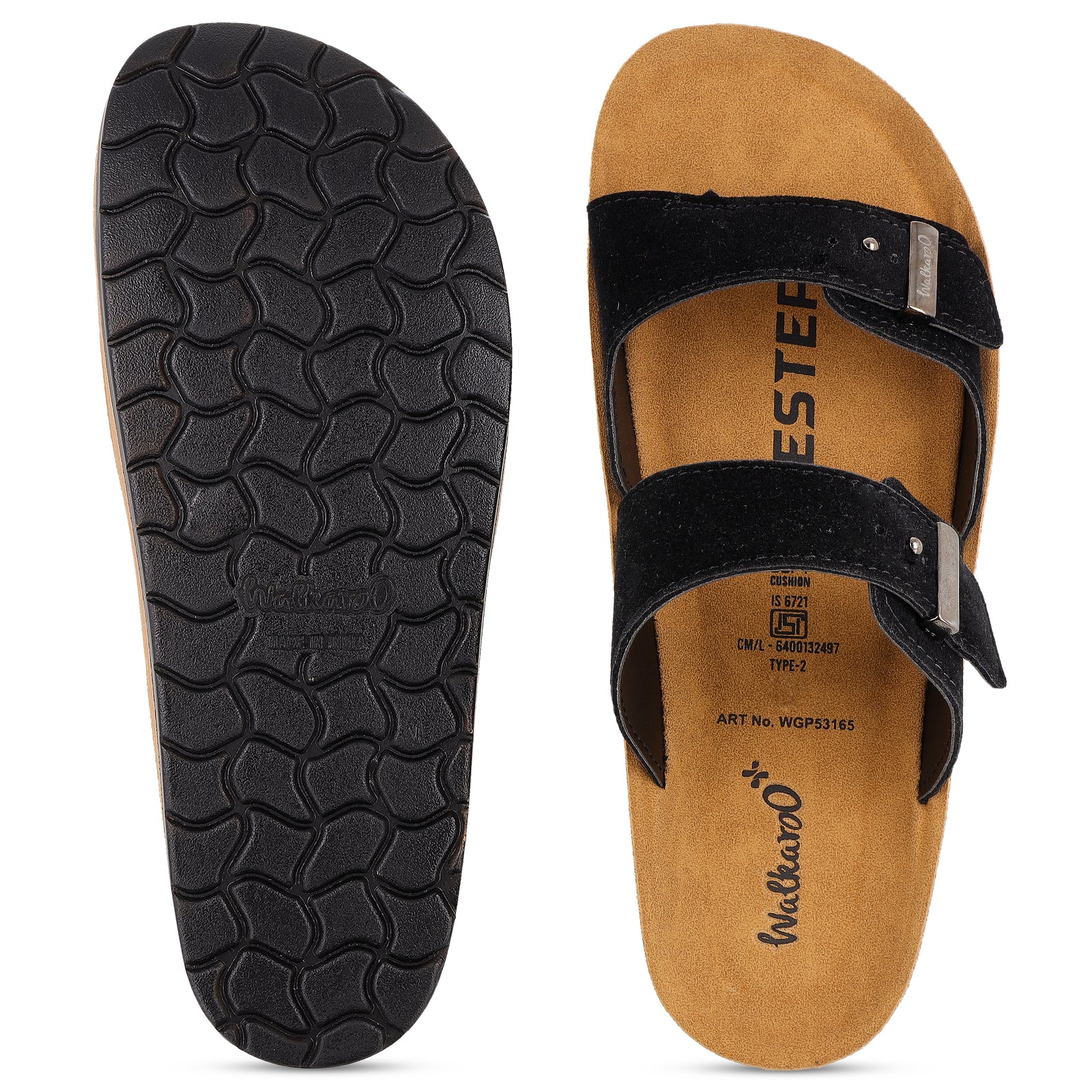 Men's Daily Wear Comfort Sandals - WGP53165 Black - Image 2