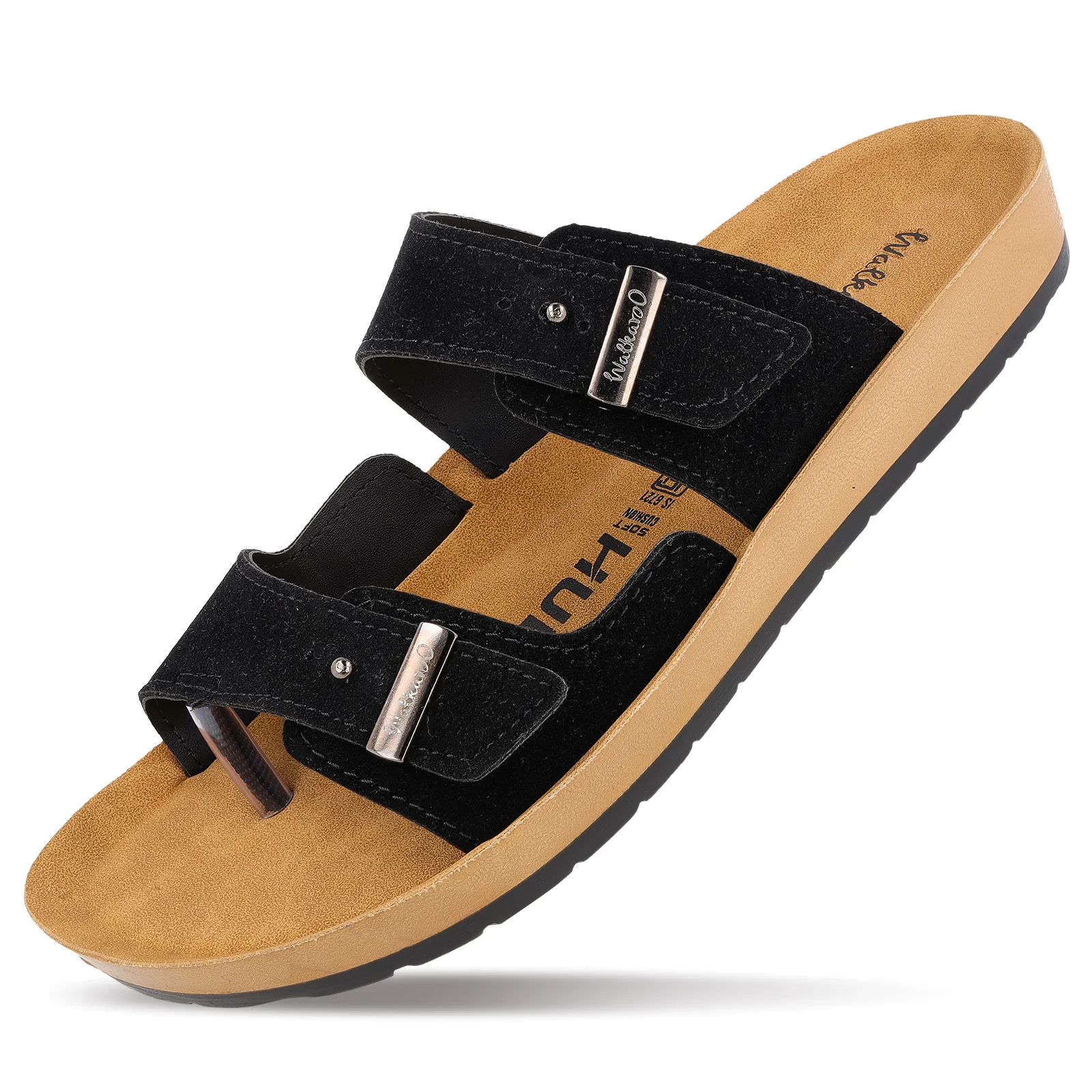 Men's Daily Wear Comfort Sandals - WGP53165 Black - Image 5