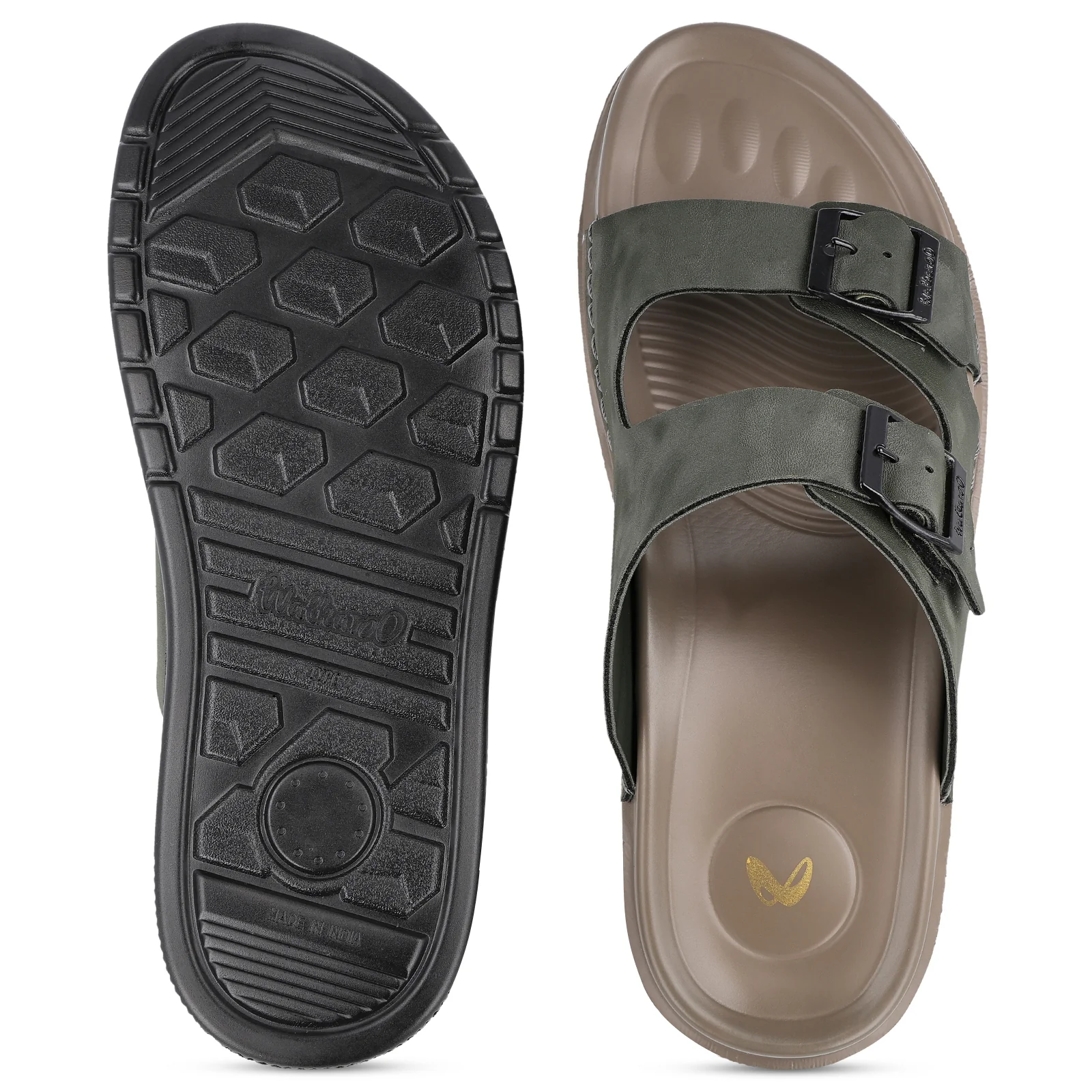 Men's Daily Wear Comfort Sandals - WGP53205 Olive - Image 3