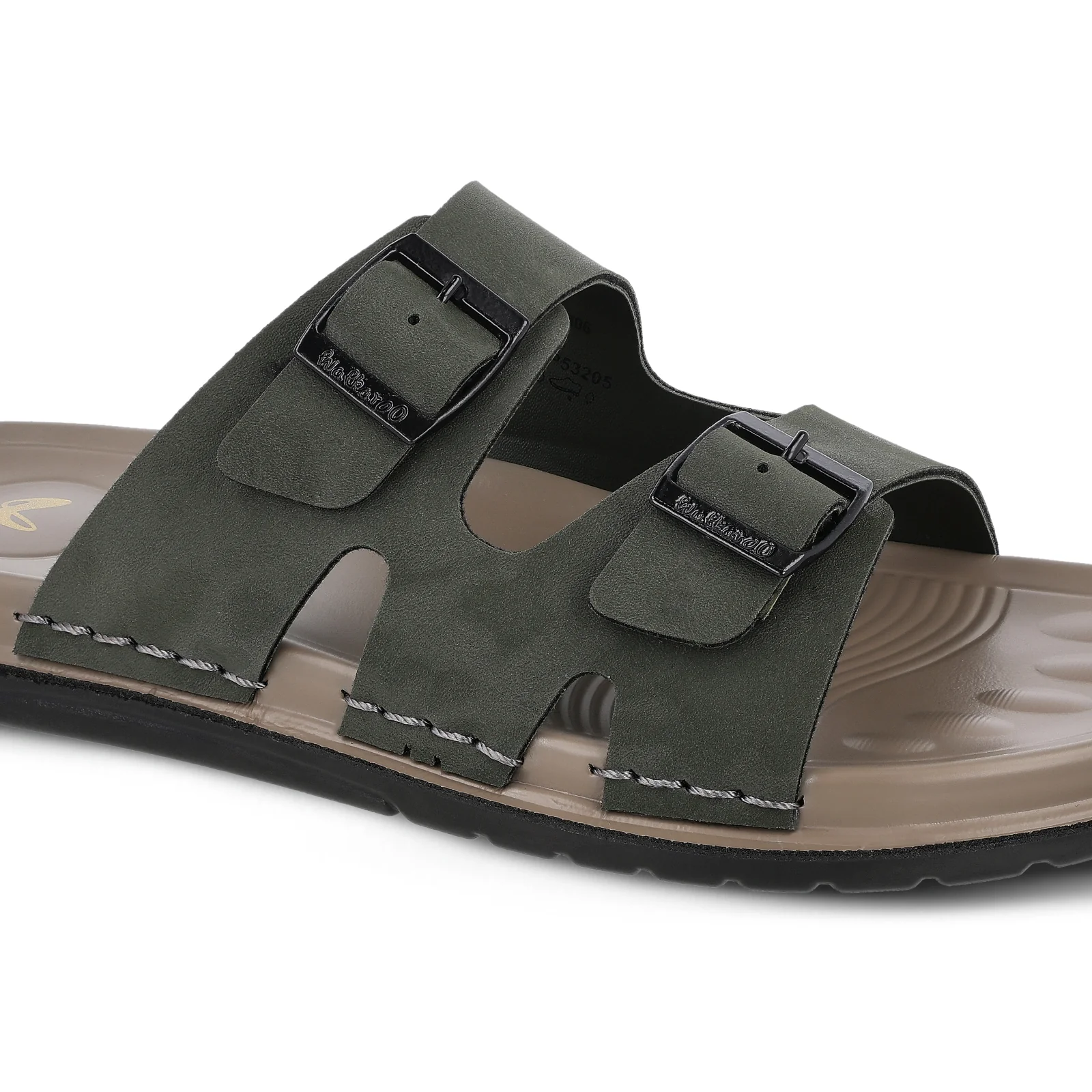 Men's Daily Wear Comfort Sandals - WGP53205 Olive - Image 5