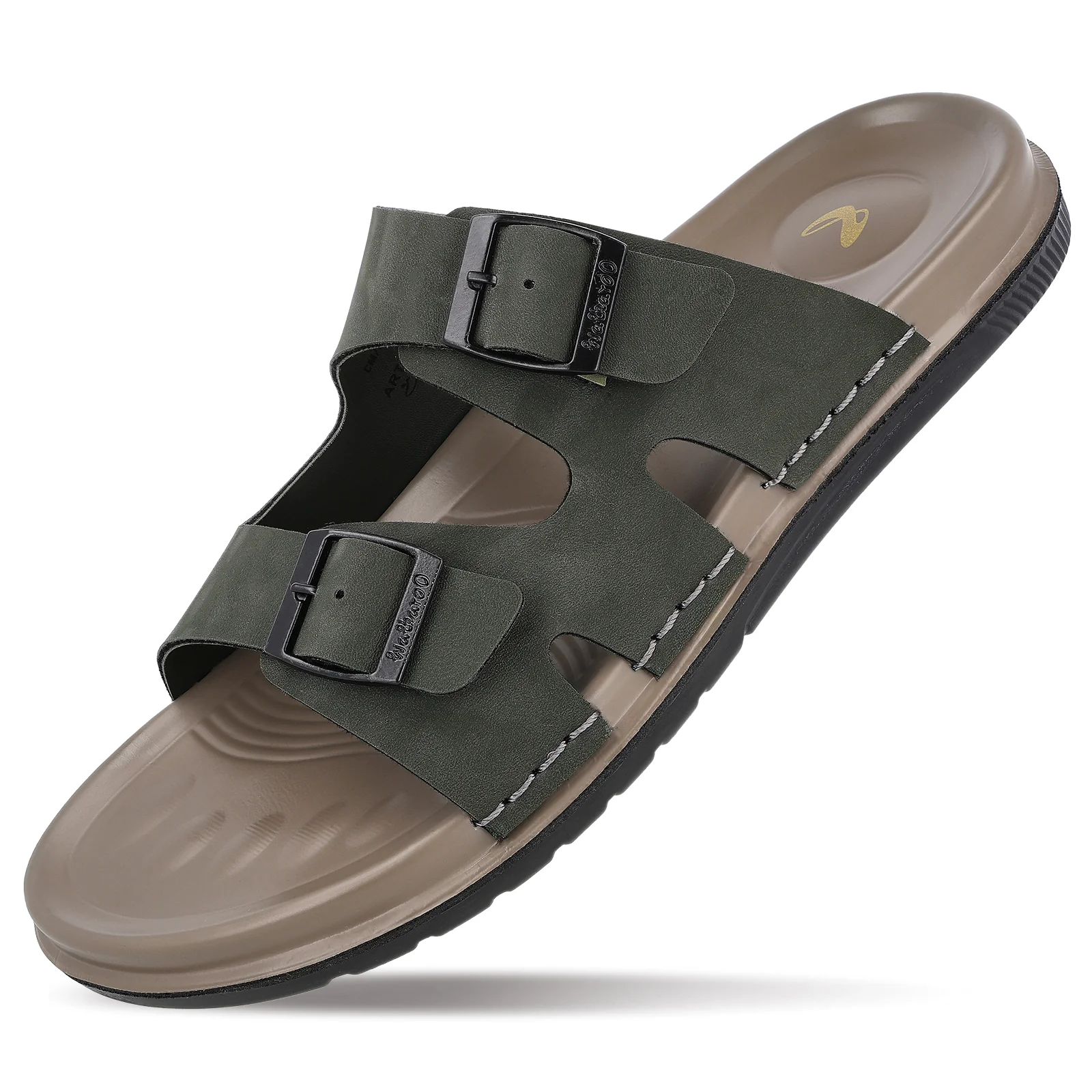Men's Daily Wear Comfort Sandals - WGP53205 Olive - Image 6