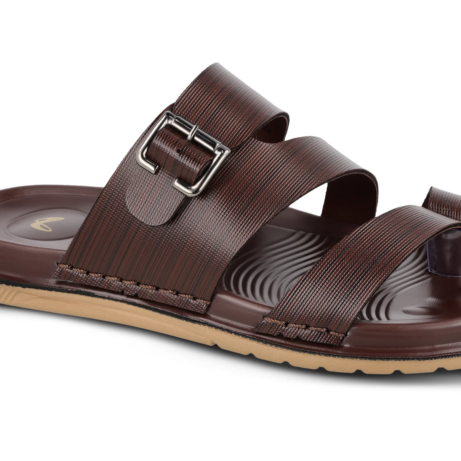 Men's Daily Wear Comfort Sandals - WGP53209 Brown - Image 5