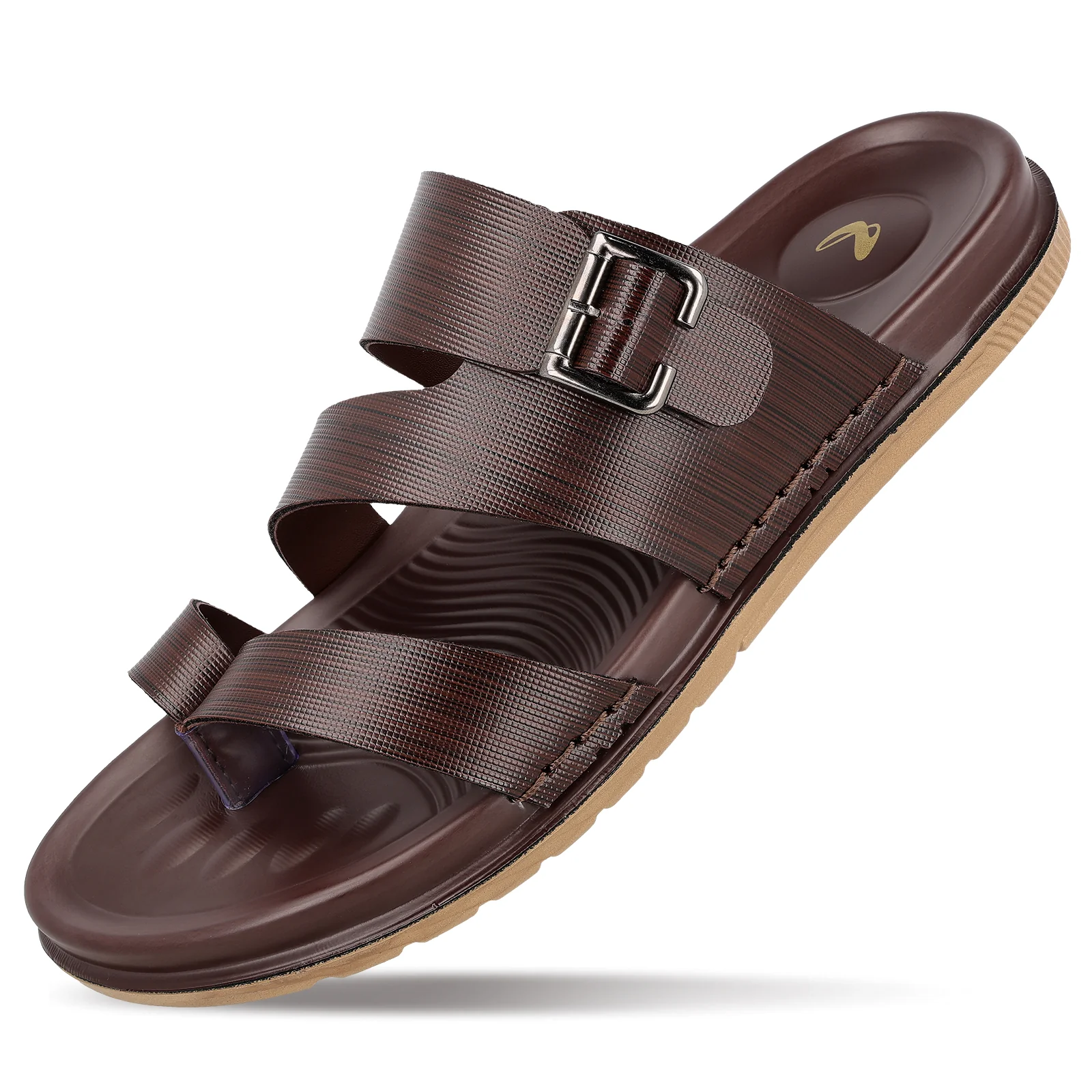 Men's Daily Wear Comfort Sandals - WGP53209 Brown - Image 6