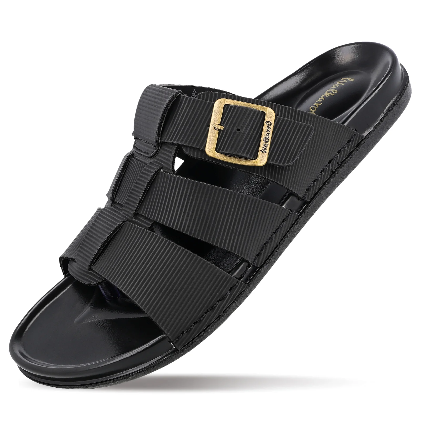 Men's Daily Wear Comfort Sandals - WGP53297 Black - Image 5