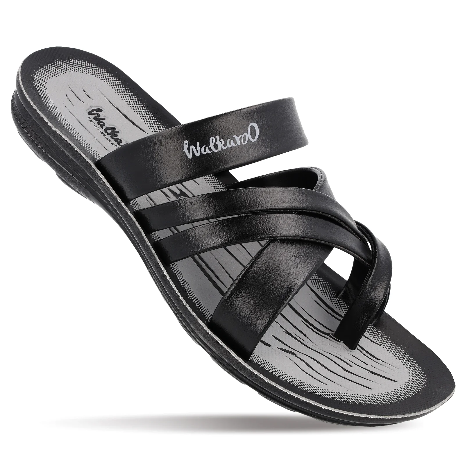 Men's Daily Wear Sandals - W5687 Black Grey