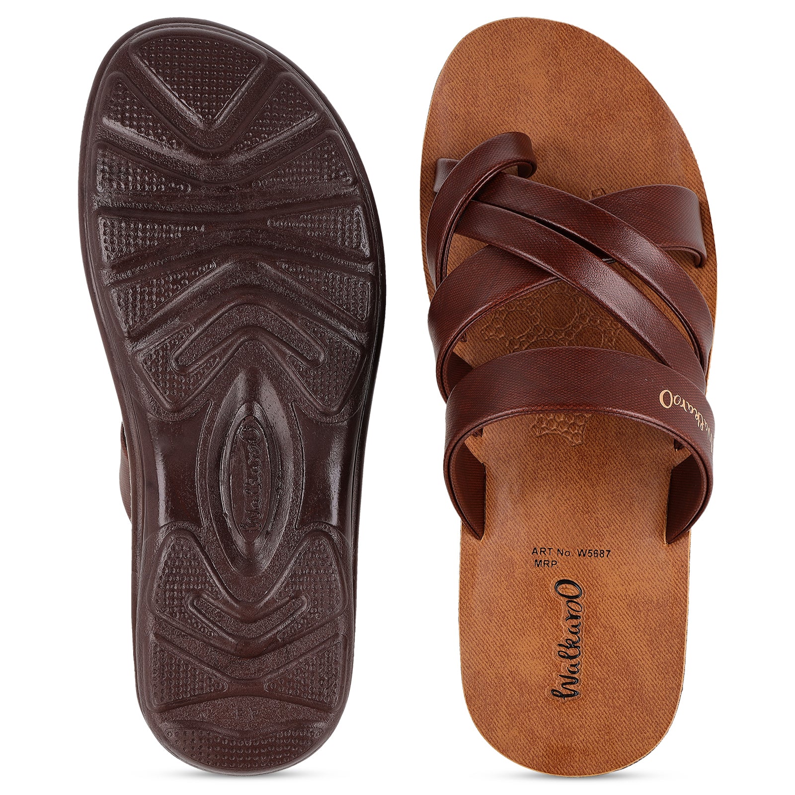 Men's Daily Wear Sandals  - W5687 Tuscan Brown - Image 2