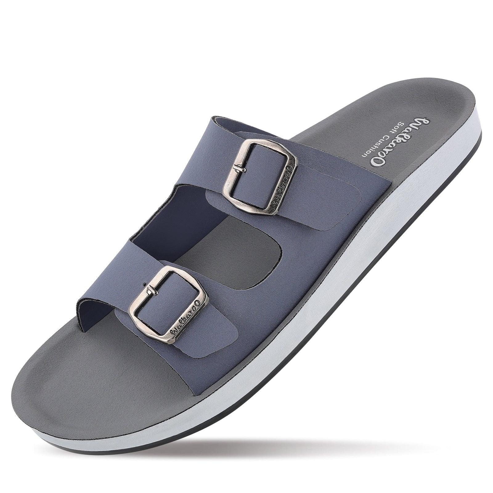 Men's Daily Wear Sandals - WE1333 Blue Grey - Image 5