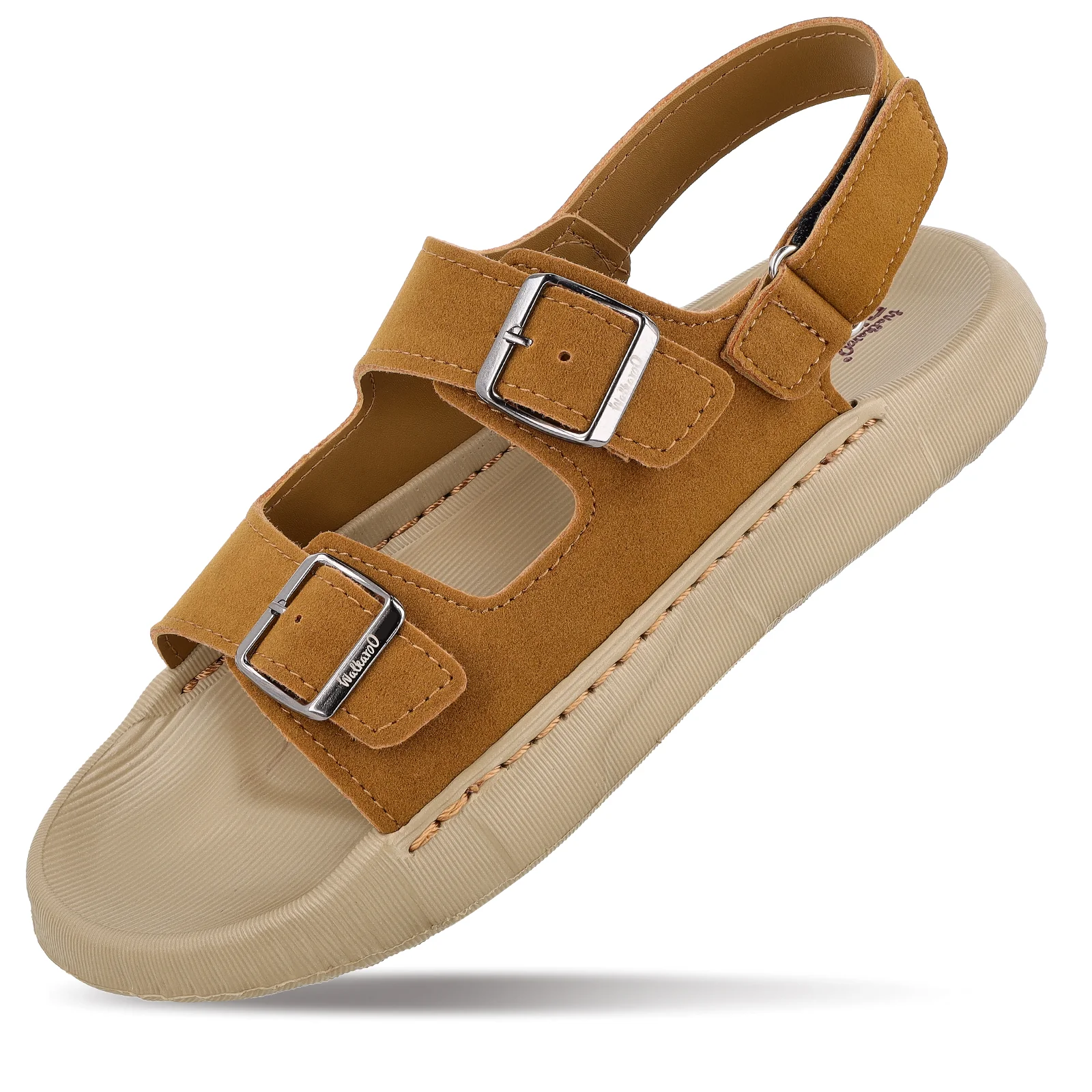 Men's Daily Wear Sandals - WE8822 Khaki Tan - Image 5