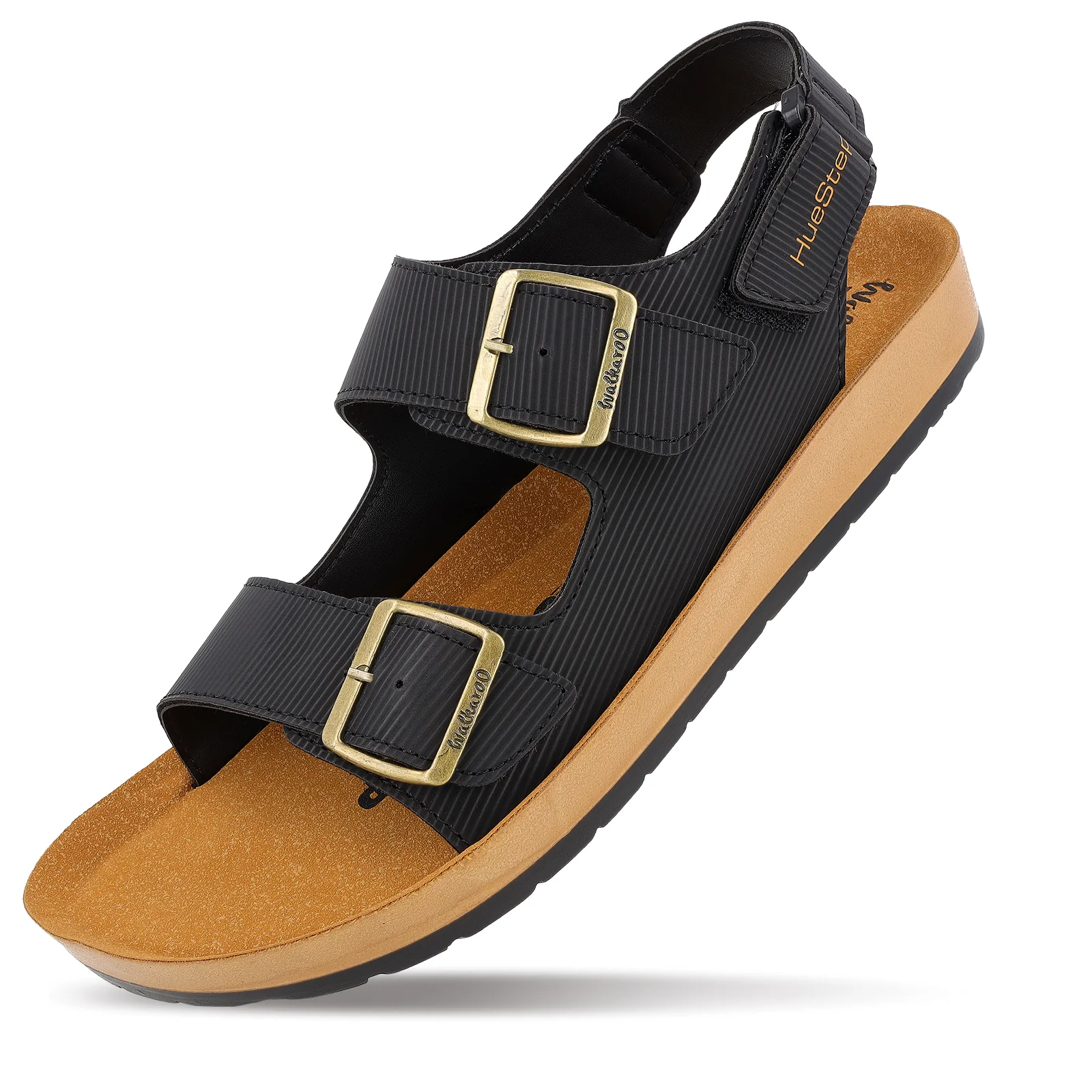 Men's Daily Wear Sandals - WGP58005 Black - Image 5