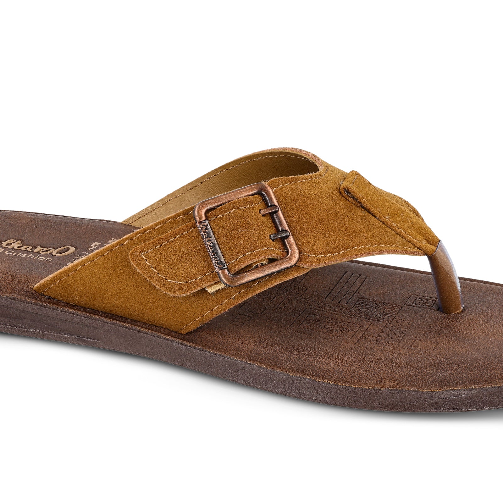 Men's Daily Wear Sandals - WGR50001 Camel - Image 4