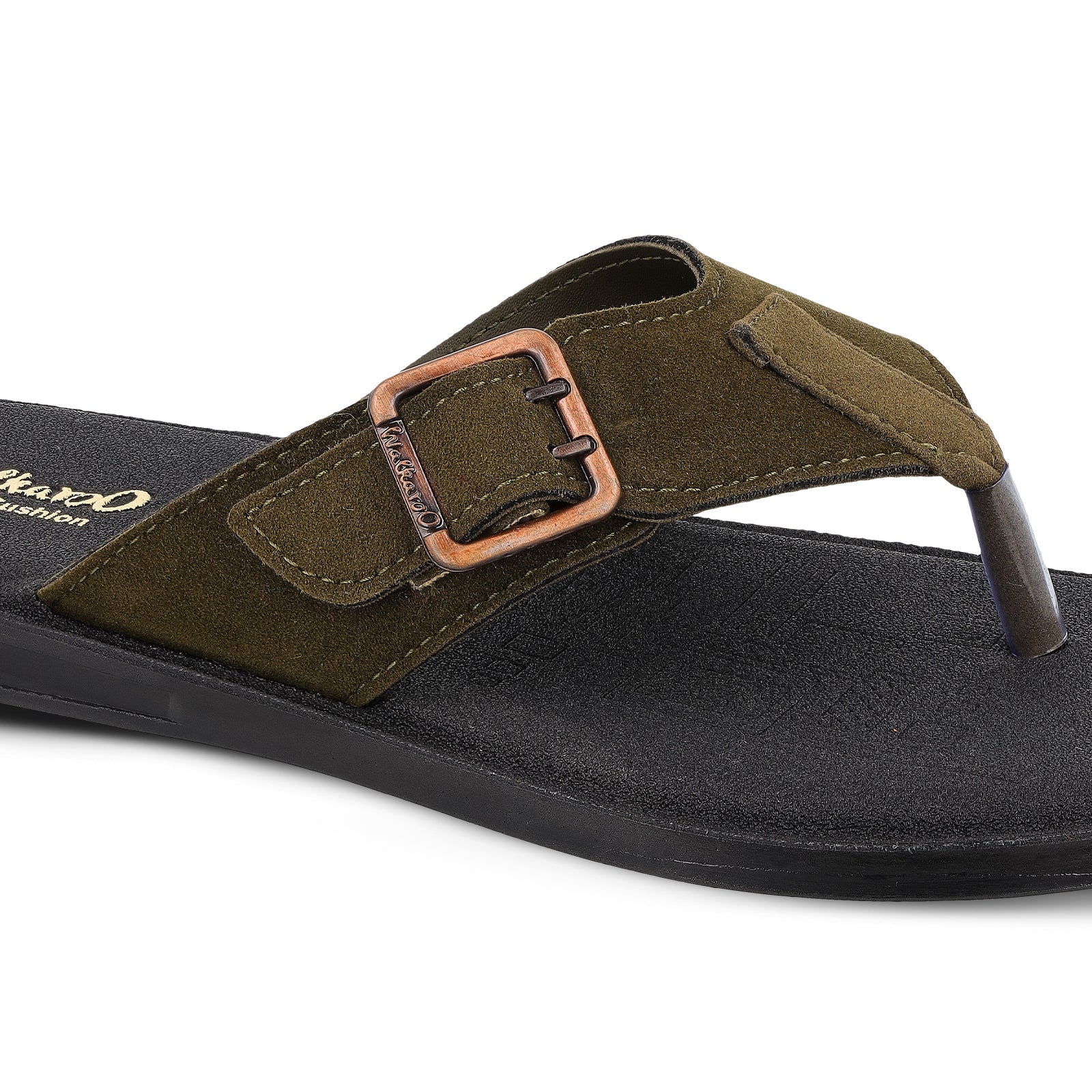 Men's Daily Wear Sandals - WGR50001 Olive - Image 4