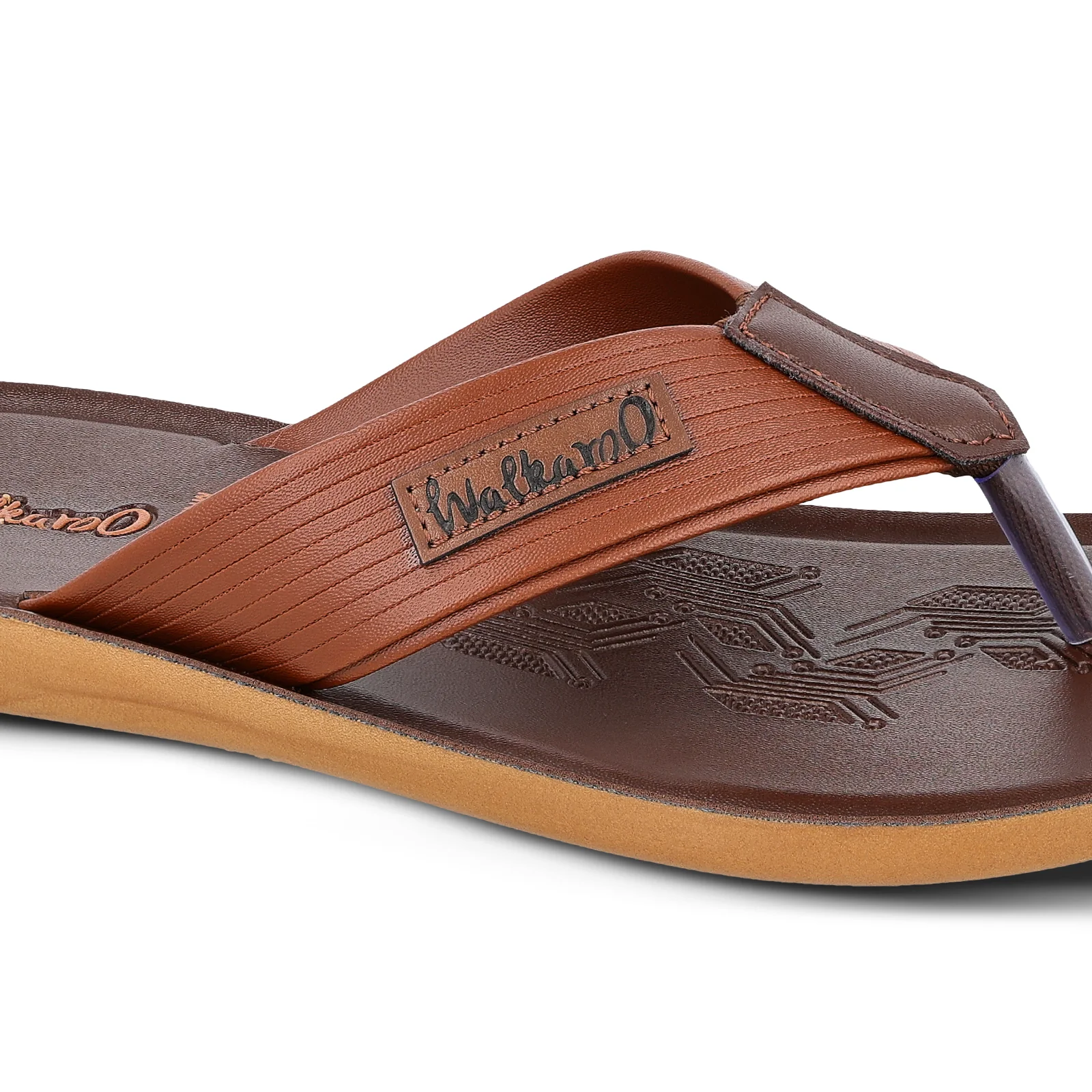 Men's Daily Wear Sandals - WGR50017 Brown - Image 4