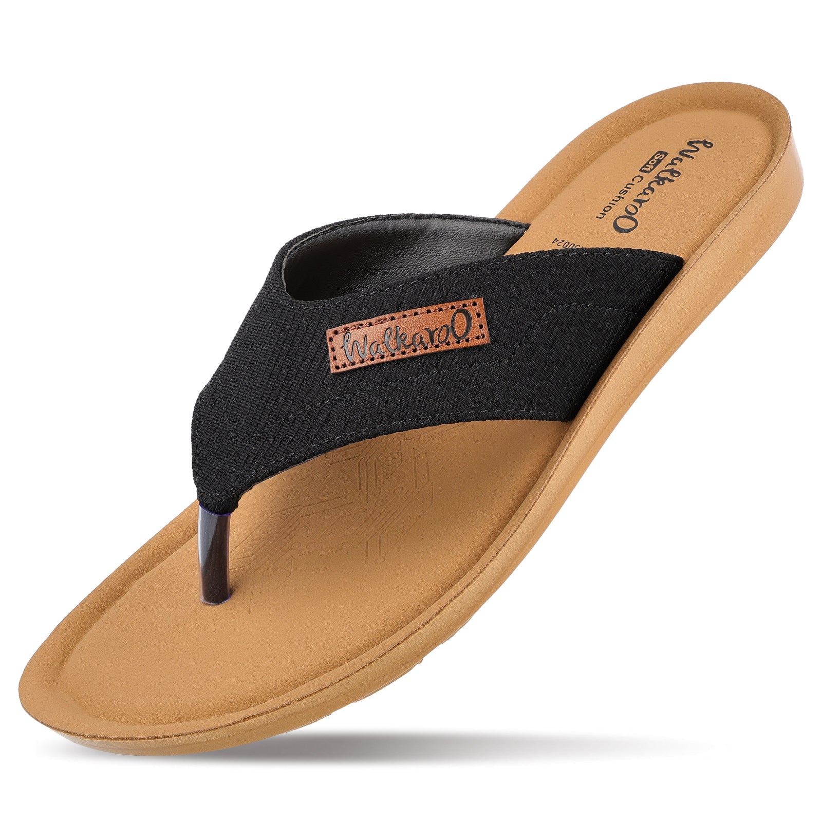 Men's Daily Wear Sandals - WGR50024 Black - Image 6