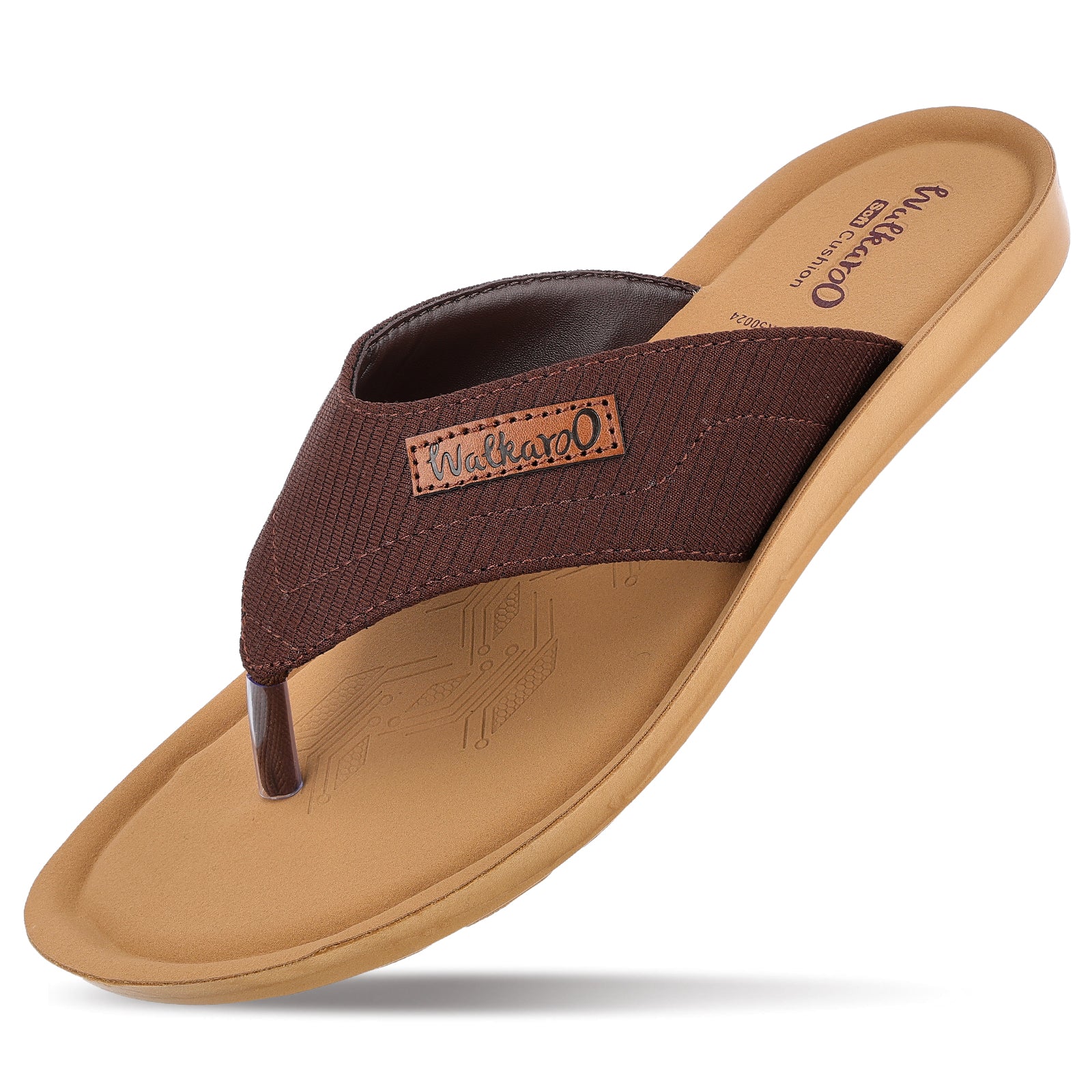 Men's Daily Wear Sandals - WGR50024 Brown - Image 6