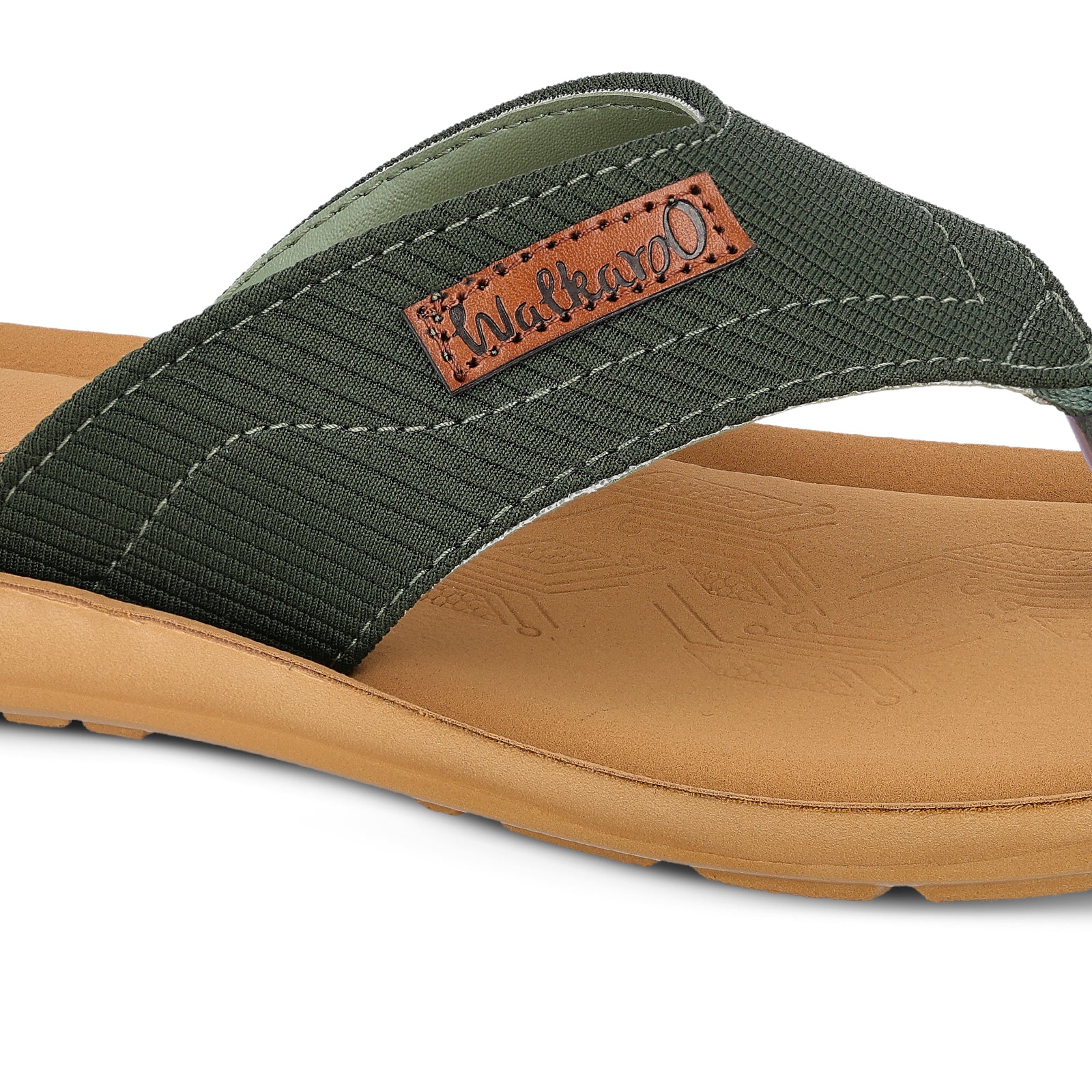 Men's Daily Wear Sandals - WGR50024 Olive - Image 5