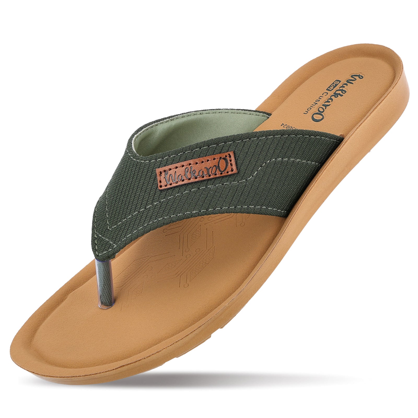 Men's Daily Wear Sandals - WGR50024 Olive - Image 6
