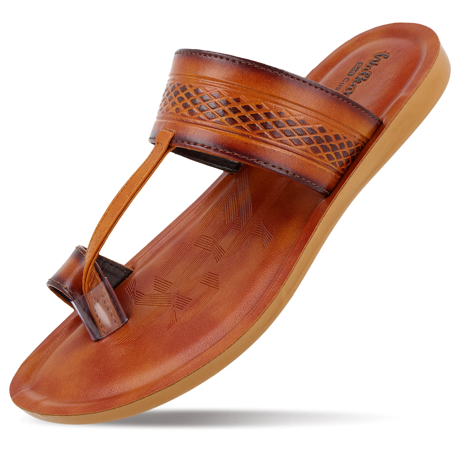 Men's Daily Wear Sandals - WGR53042 Tan - Image 5