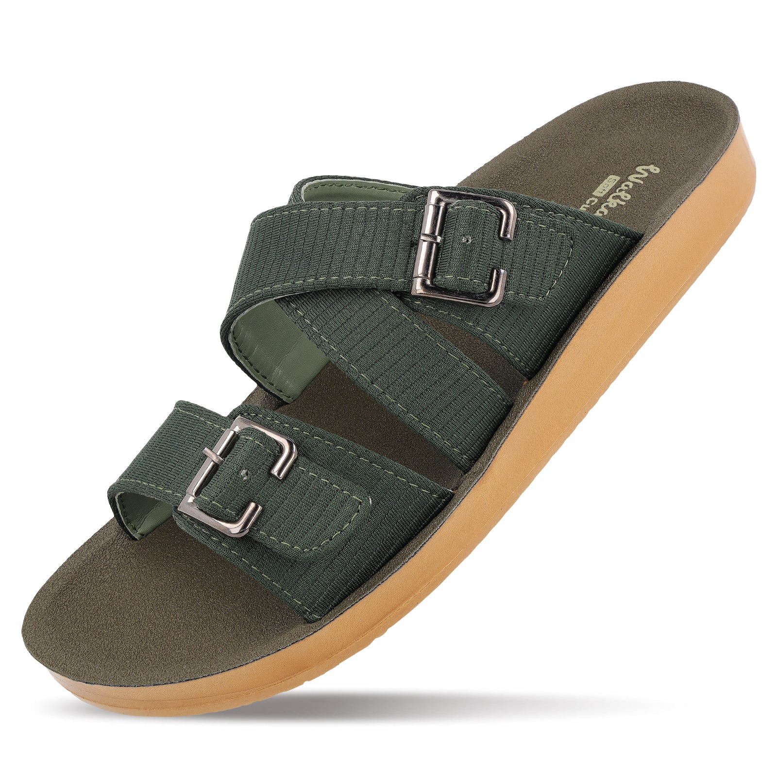 Men's Daily Wear Sandals - WGR53045 Olive - Image 5