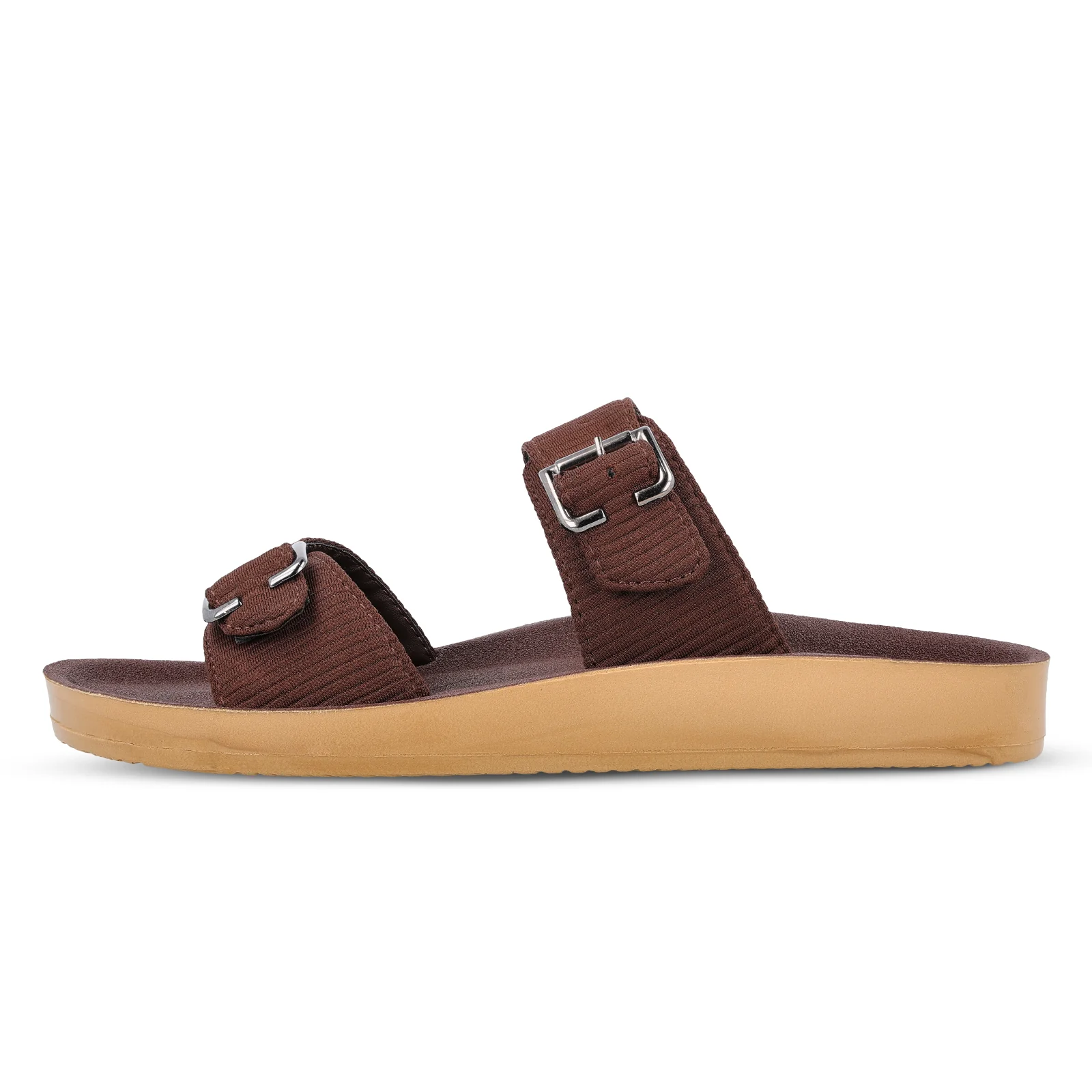 Men's Daily Wear Sandals - WGR53046 Brown - Image 3