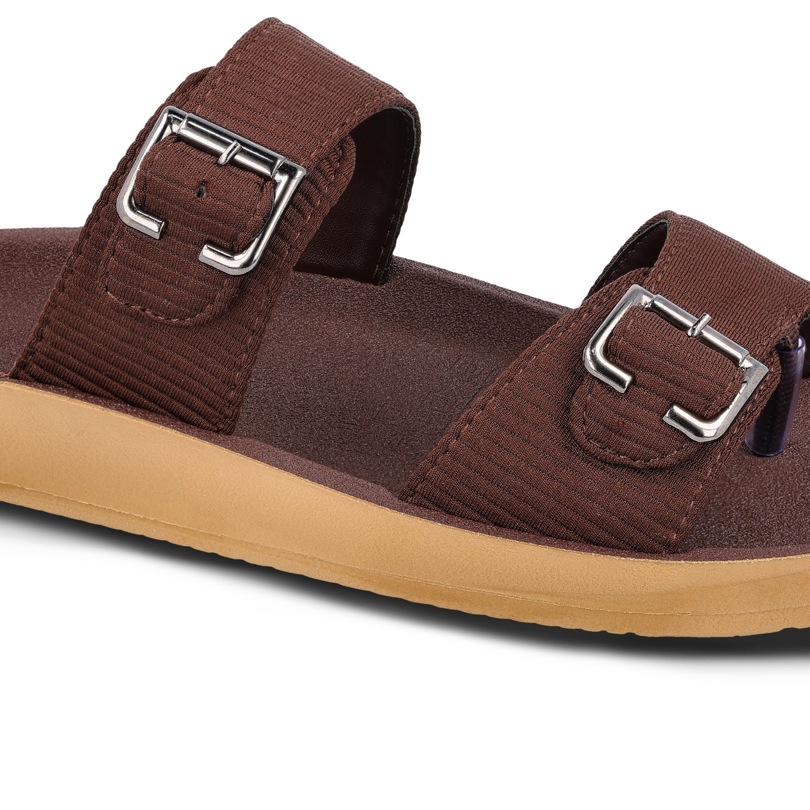 Men's Daily Wear Sandals - WGR53046 Brown - Image 4