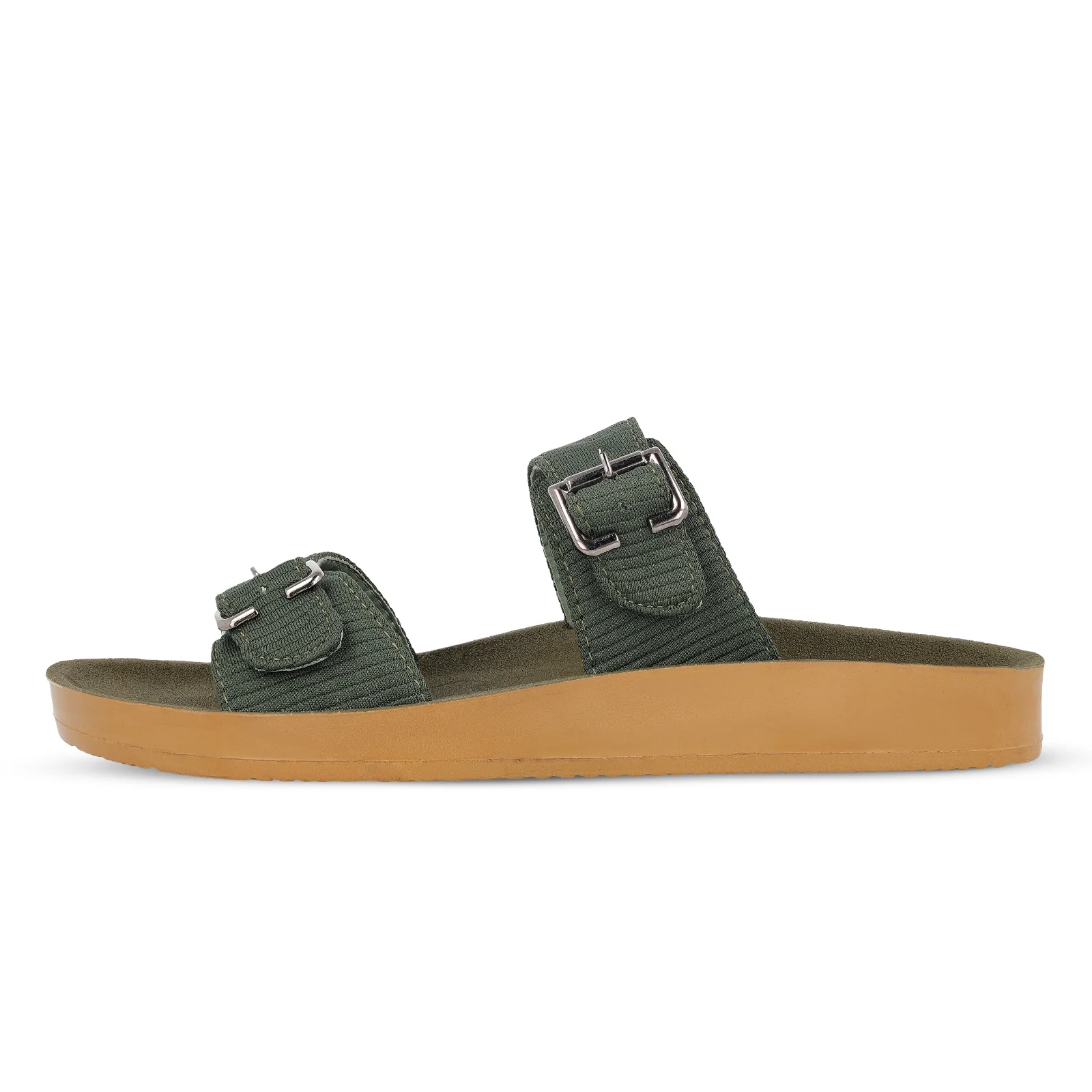 Men's Daily Wear Sandals - WGR53046 Olive - Image 4
